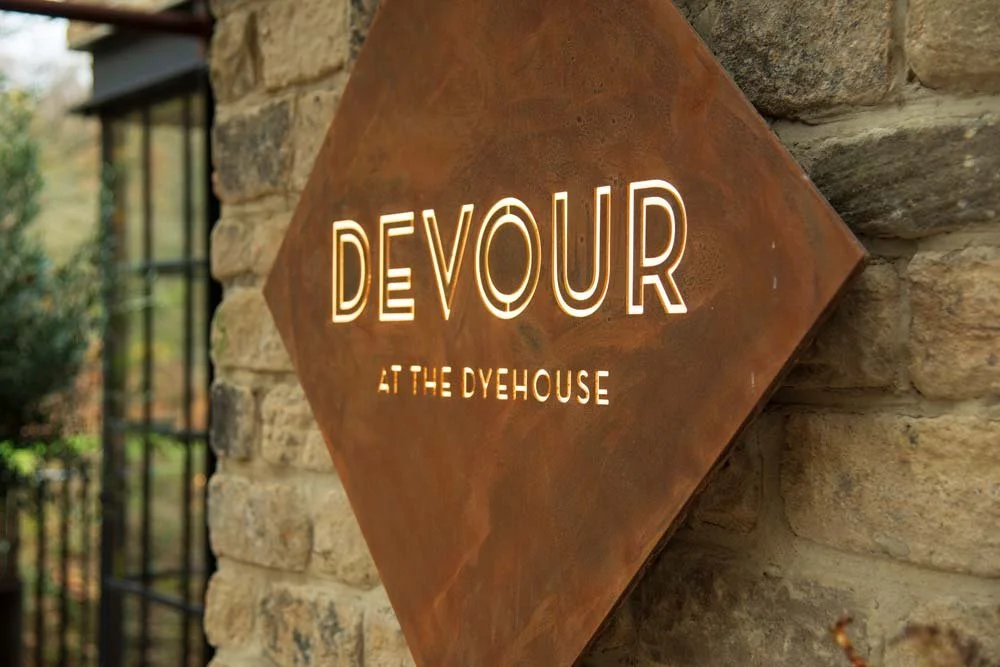 Devour at the Dyehouse: brand identity for a destination Italian restaurant