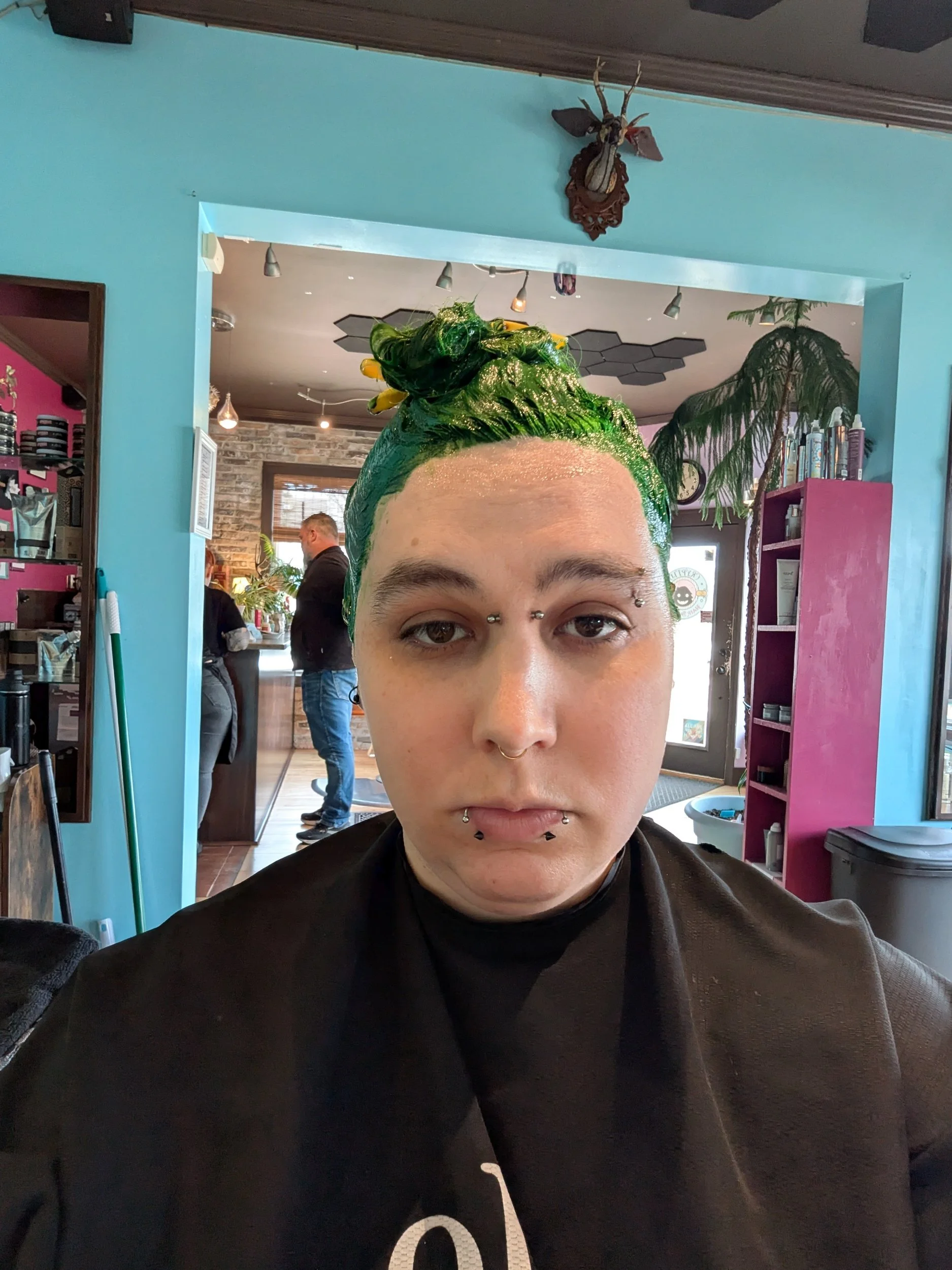 color going in