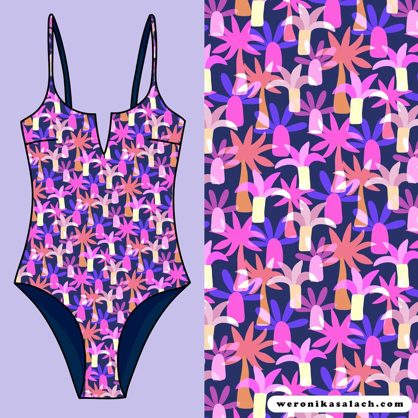 Can you guess it&rsquo;s a diamond repeat pattern template? 💎 My Patreons have received their 3rd pattern portfolio brief this week #portfolioPracticeWithWera Can&rsquo;t wait to see your homework results guys! 🥰 I also shared 2 bathing suit mockup