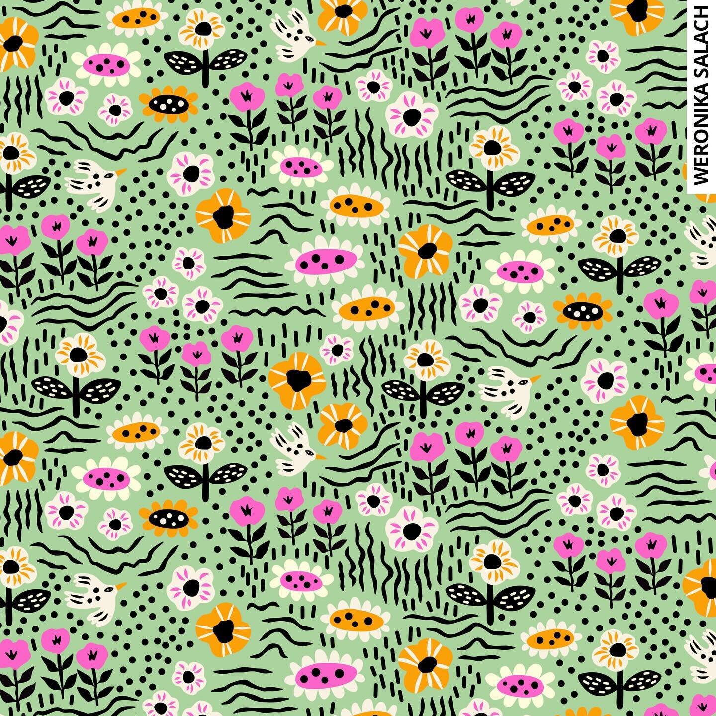 Spring! 🥰🌸🌷🕊️

Open for new pattern collaborations:
💌 hello@weronikasalach.com

Vector repeat pattern created in Affinity Designer @affinitybyserif #madeinaffinity Learn more about refining patterns and your portfolio in my newest online course 