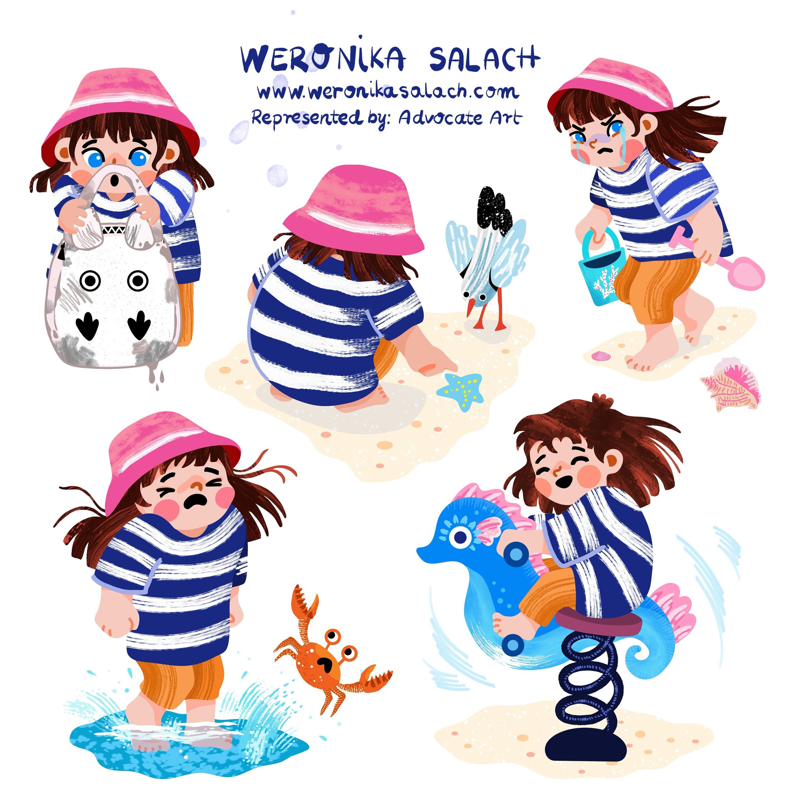 Hello! 👋 My name&rsquo;s Weronika, I&rsquo;m a Polish illustrator based in Germany. I love drawing colorful scenes filled with playful characters. I&rsquo;m available for:

⭐️ picture book projects
⭐️ board book projects
⭐️ educational toys designs
