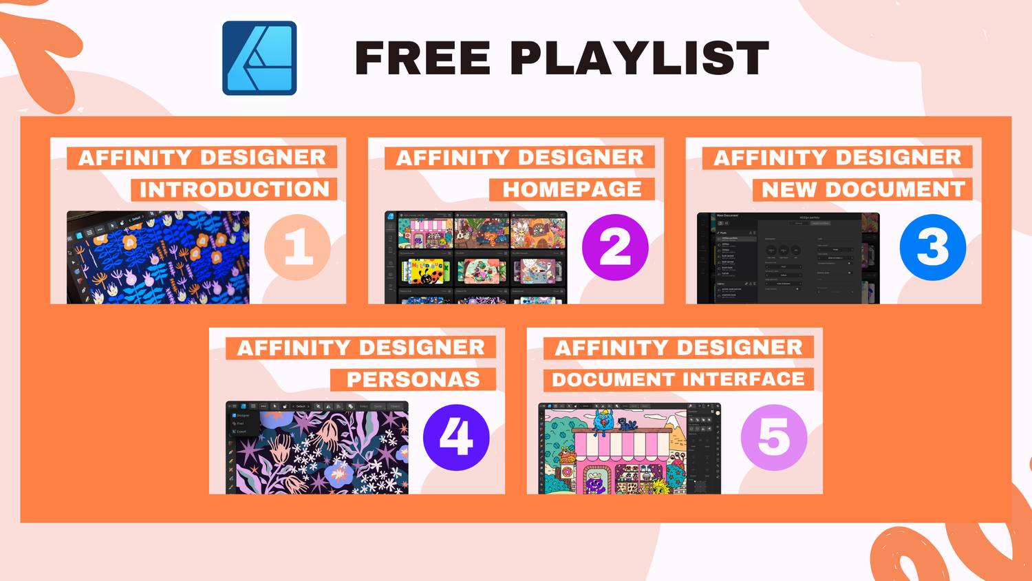 Affinity Designer Online Courses and Free Tutorials — Weronika Salach ...