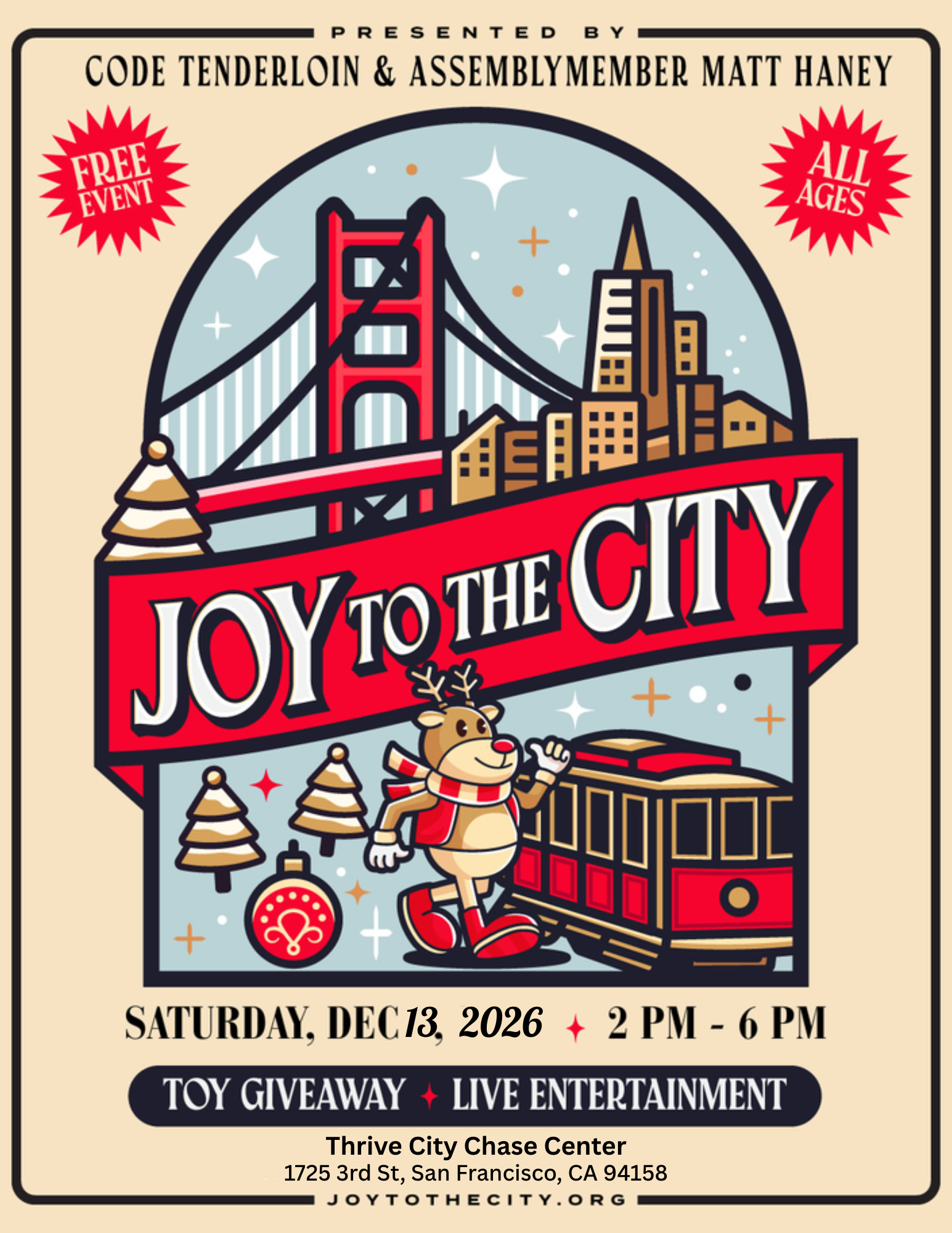 2026 Joy to the City Flyer