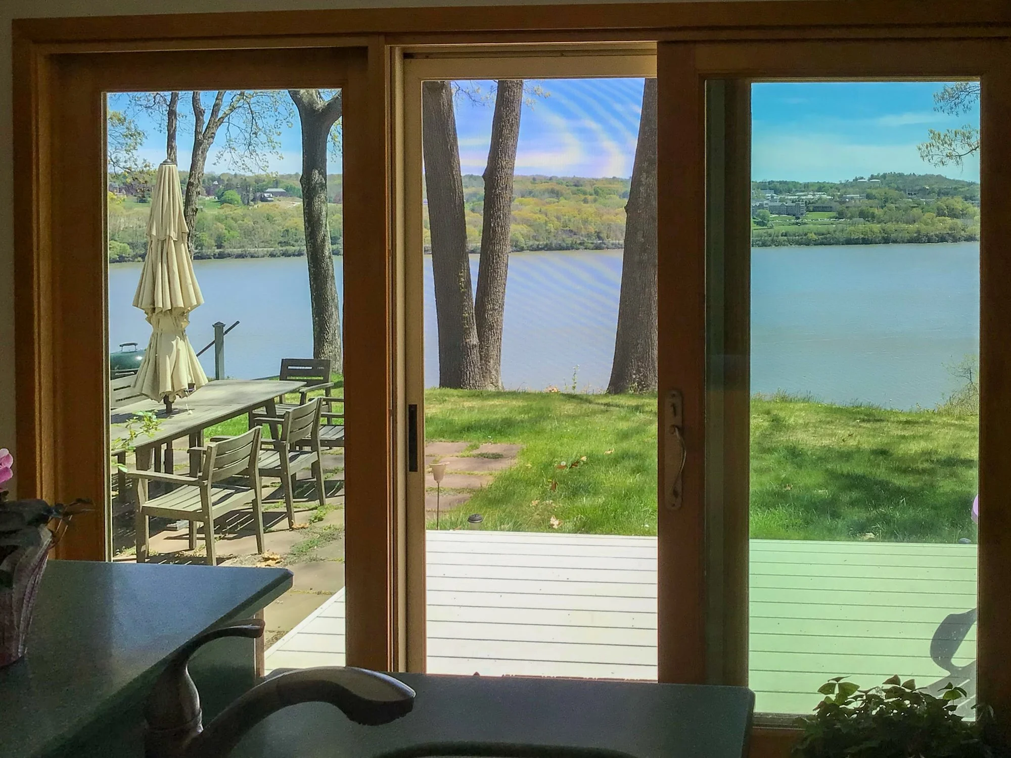 Hudson River view from kitchen in Spring.jpg