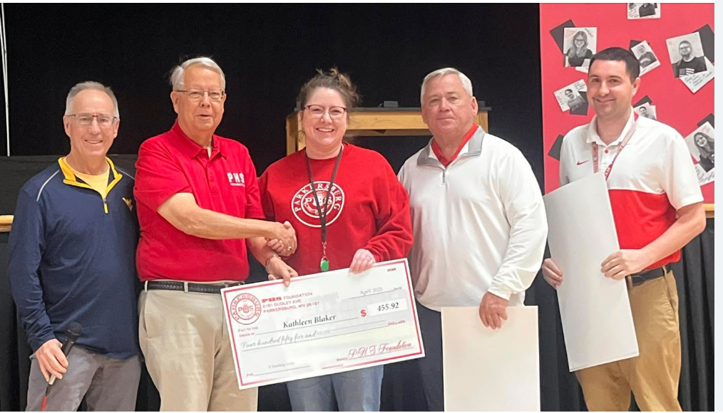 Kathleen Blaker, Math, was awarded $455.92 to purchase eight standing desks.