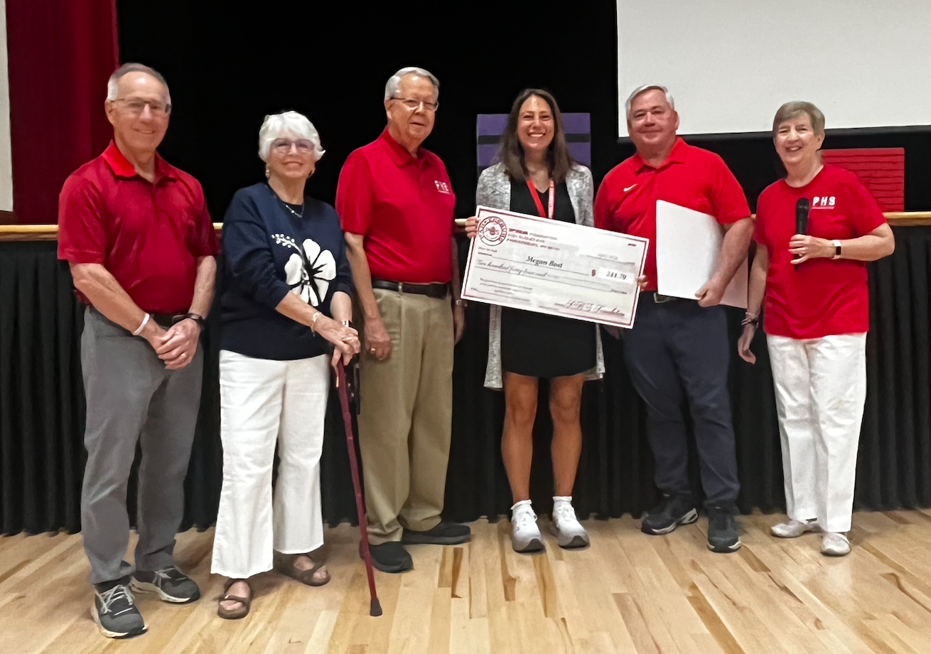 Megan Bost will use the funds to purchase materials for art therapy to be used as emotional support in her guidance office.