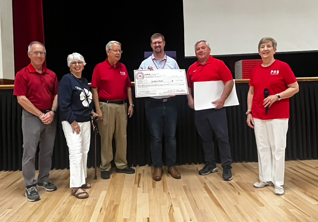 Joshua Dubs will use the funds to purchase digital pianos to expand the piano lab.