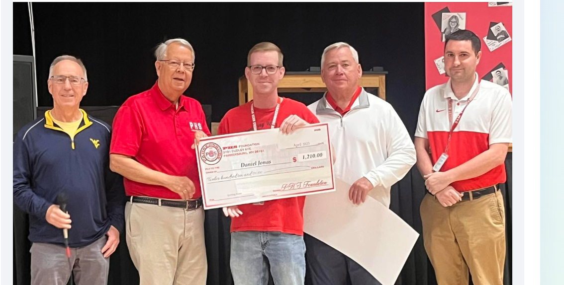 Daniel Jonas, Science, was awarded $1210 to purchase a spotting scope with tripod and case.