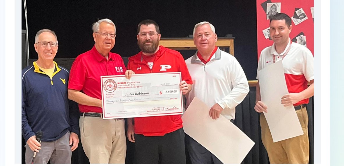 Justus Robinson, Health/Physical Education, was awarded $2600 to purchase drunk goggles.
