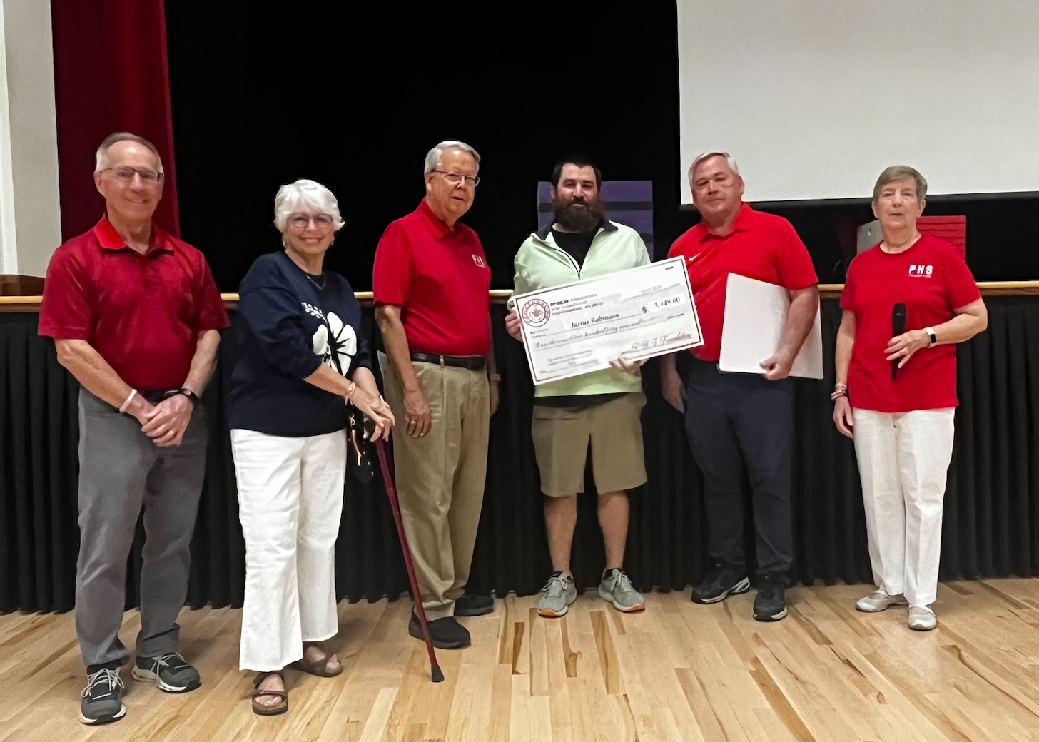 Justus Robinson will use the funds to purchase opioid technology goggles and curriculum for Health classes.