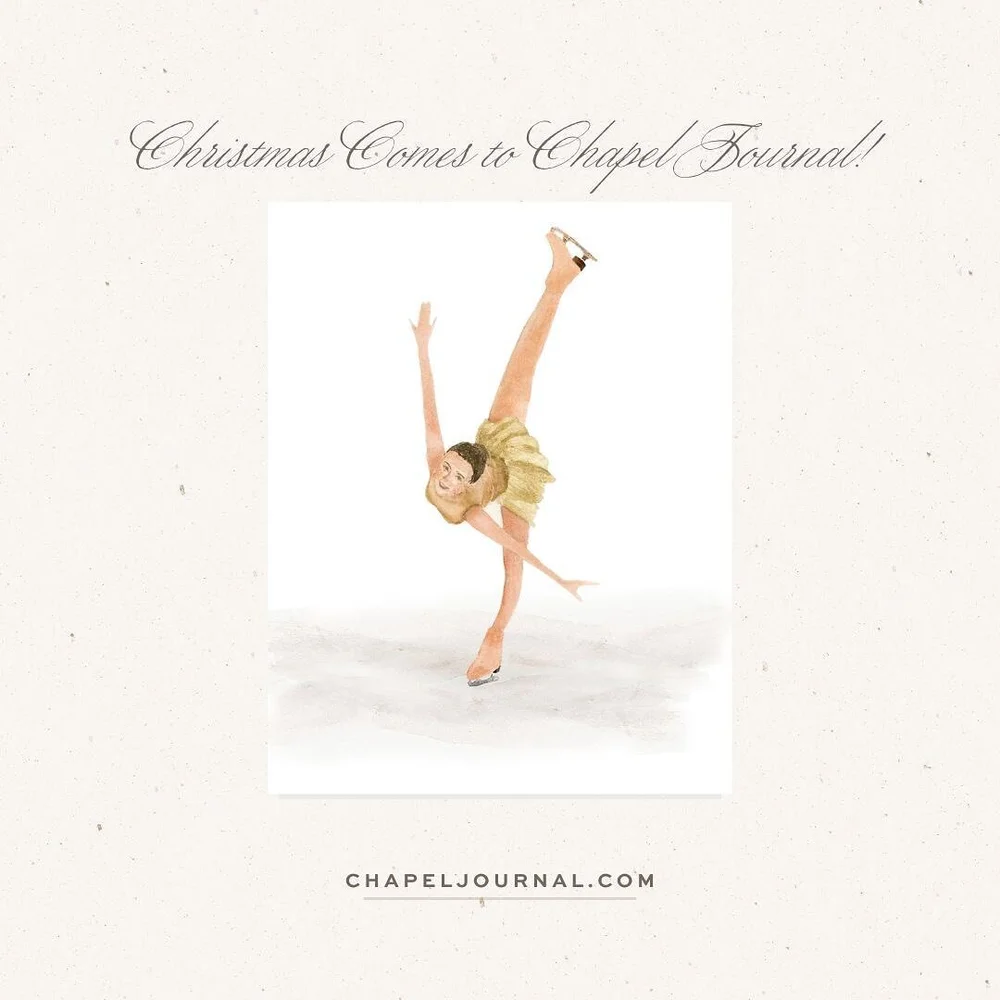 Surprise! Christmas has come to Chapel Journal. 🕯 For December, Chapel Journal reads like an enchanting, Christmas storybook. Hand-painted, winter illustrations by @emilymaynestudio grace Chapel&rsquo;s pages, inspiring visions of alpine settings, f