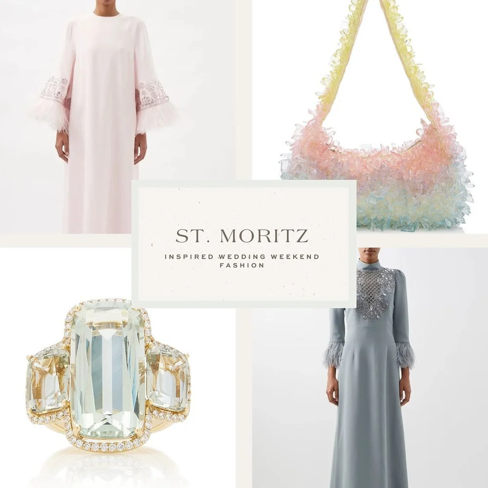 New Journal Post | St. Moritz Inspired Winter Wedding Guest Fashion ❄️ Link in bio for an artistic take on winter wedding fashion, with looks for the entire weekend: the mountain, the apr&egrave;s scene, and of course, the wedding day. Through fashio