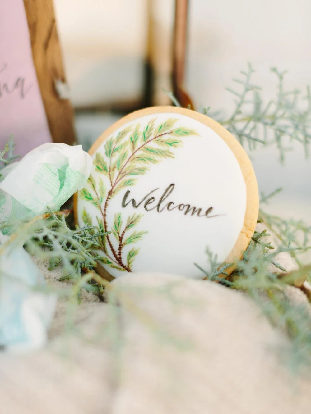 Wedding Welcome Basket Custom Cookies