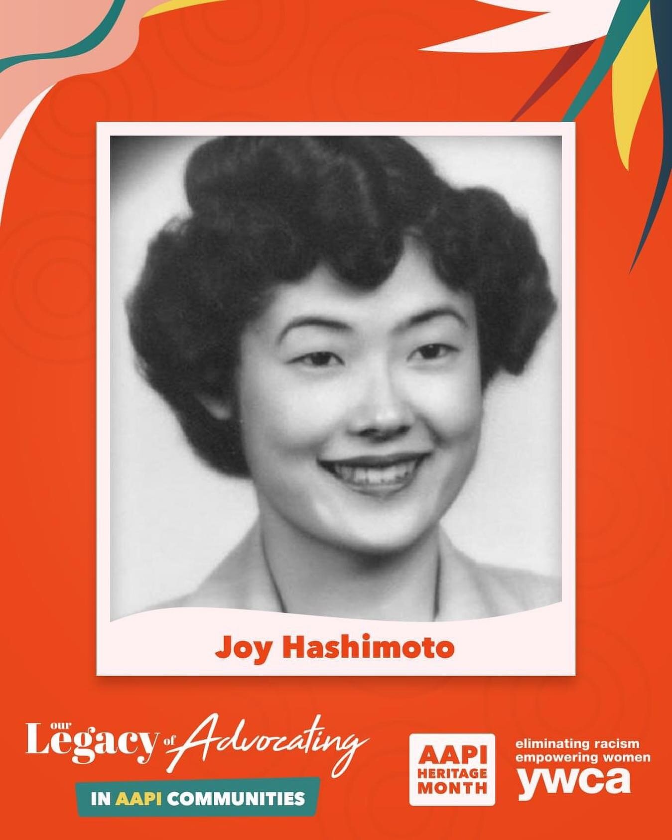 After she and her family were sent to a Japanese internment camp during WWII, Joy Hashimoto became active in the YWCA movement after her mother helped establish YWCAs in the camps. Learn more 👉 link in bio #YWCALeader #AAPIHeritageMonth2023 #AAPIHM2