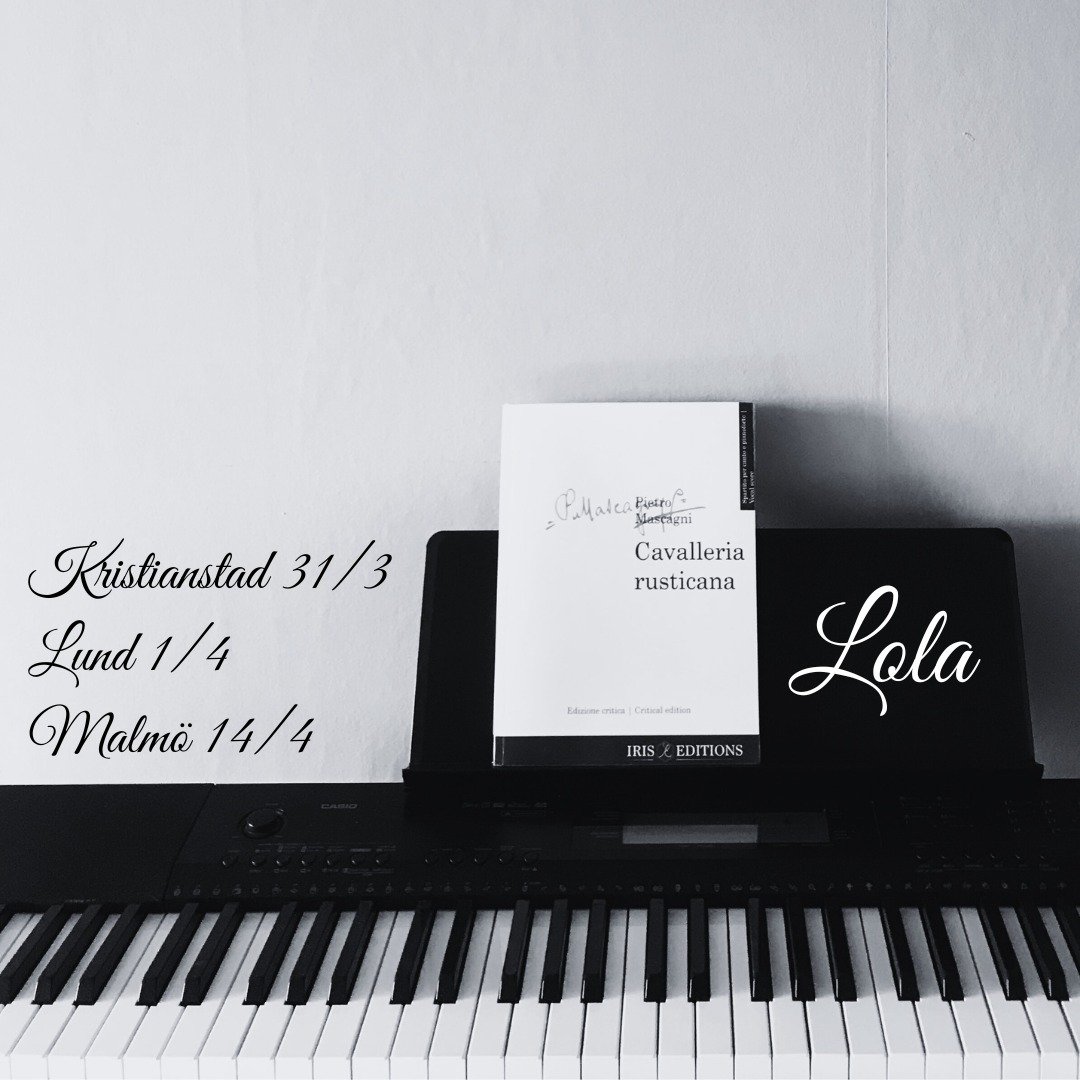 🌟Cavalleria Rusticana! 🌟

If you feel like some maxed out drama this easter, come join us! We promise small town intrigues and grand music. And Lola promises to create as much chaos as possible in the hour that opera lasts! 

//

V&auml;nner i Sk&a
