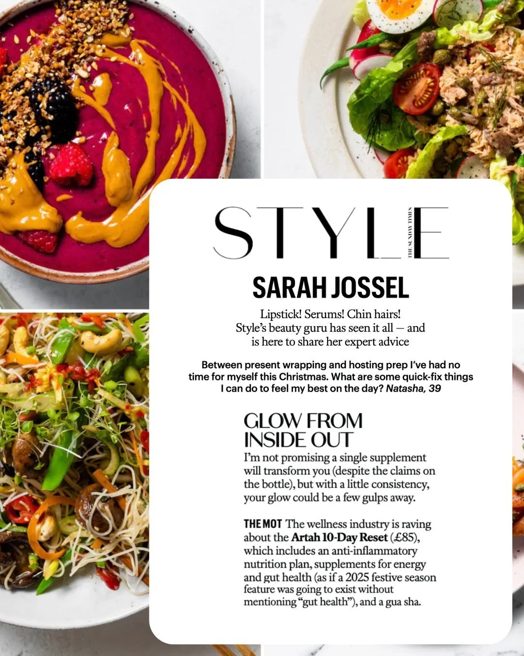 Kick start your 2026 with ARTAH&rsquo;s new 10 Day Reset Programme. Designed by ARTAH&rsquo;s Founder, Nutritionist and Naturopath @rhianstephenson, the 10-Day Reset is a short, results-driven nutrition programme encompassing targeted supplementation