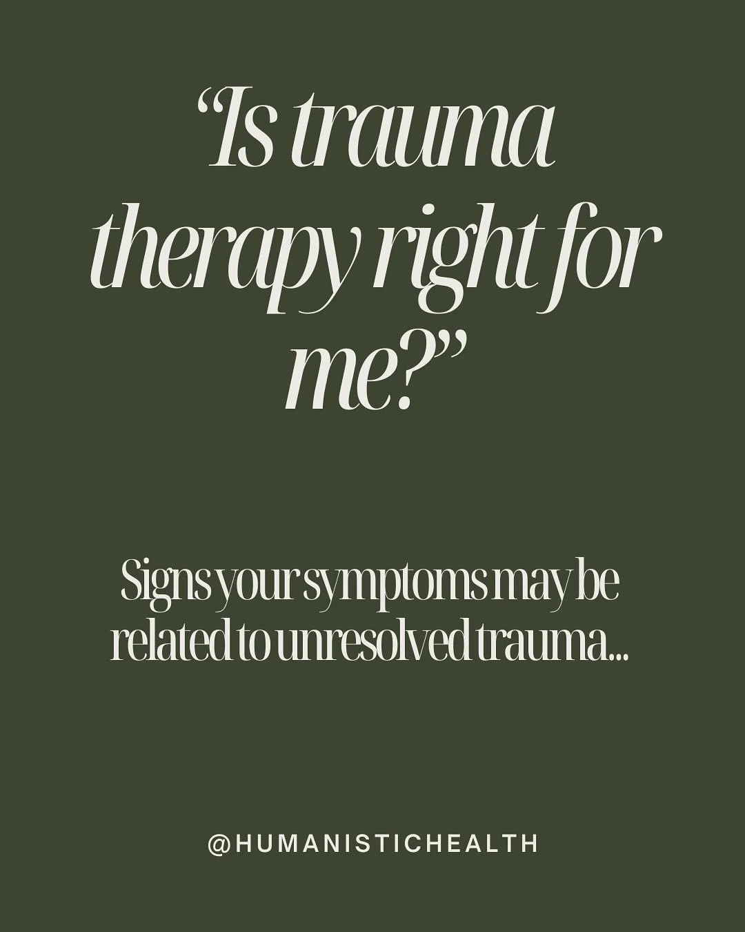 And the list goes on&hellip; 

If you&rsquo;ve ever wondered whether your pain &ldquo;counts&rdquo; as trauma, you&rsquo;re not alone. Trauma doesn&rsquo;t always look like one big event. Sometimes, it&rsquo;s a buildup of moments where you felt unsa