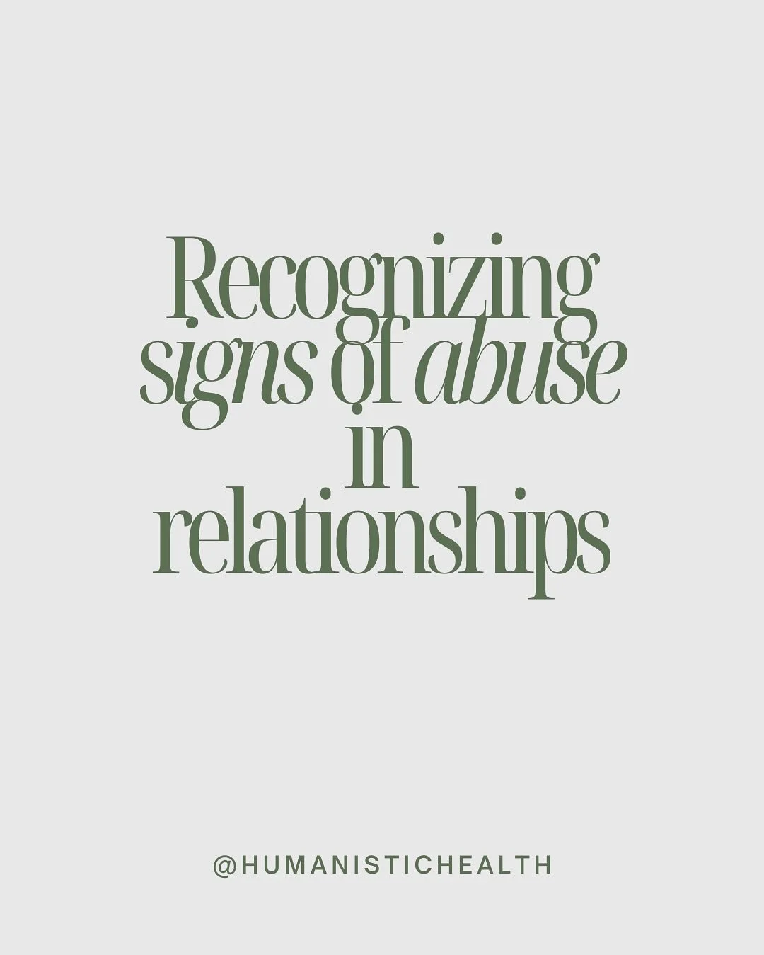 ⚠️ Trigger Warning: Some of this content may feel heavy or activating. Please read with care, and reach out for support if you need it.

Abuse doesn&rsquo;t always look the way we expect it to. It can be emotional, psychological, financial, sexual, o