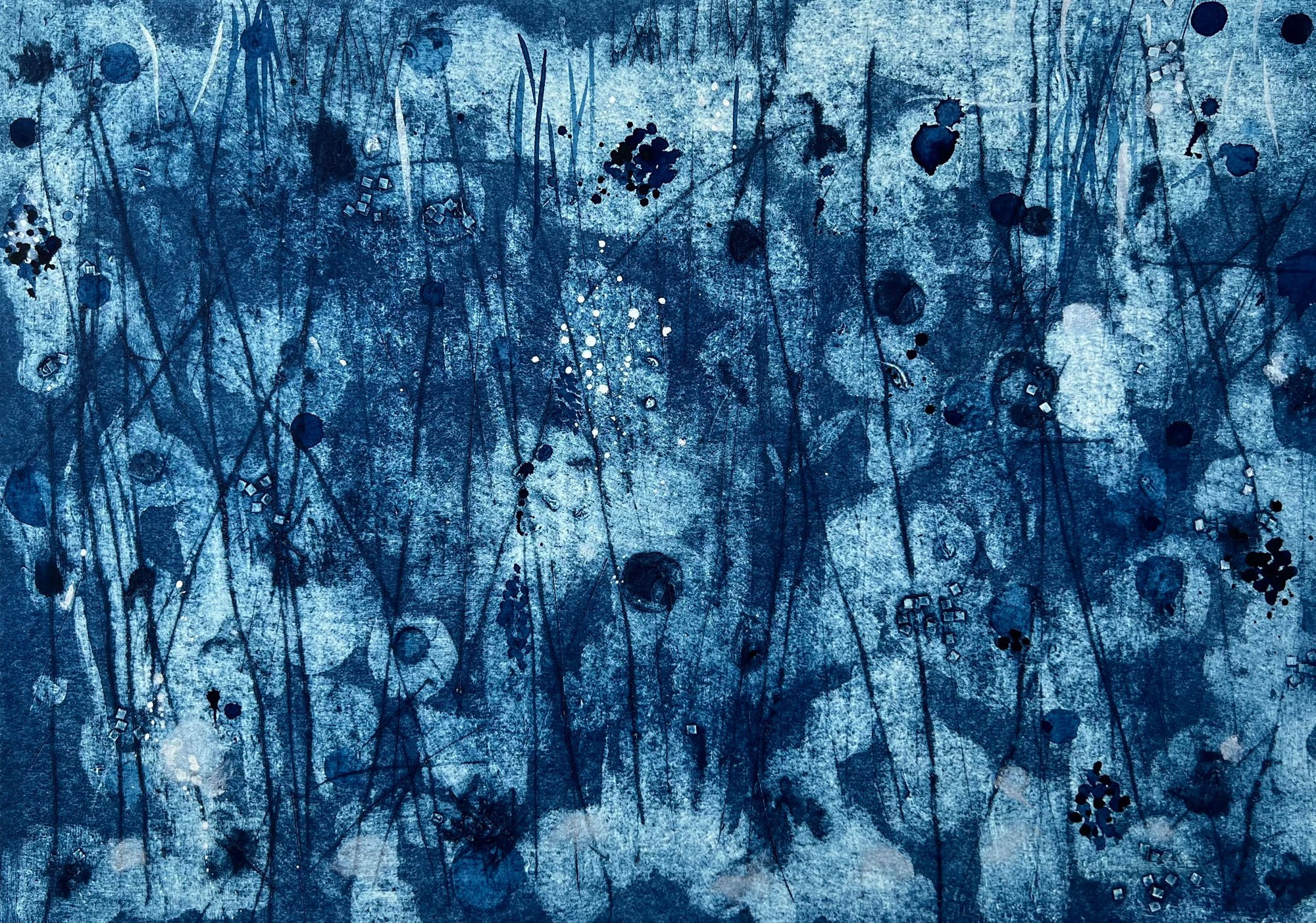 Winter Prussian Blue