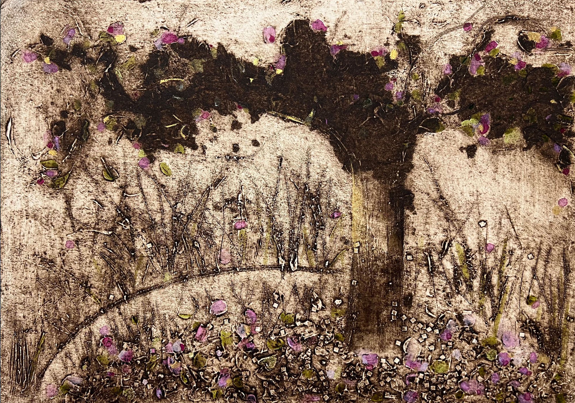 Blossom Tree Sepia