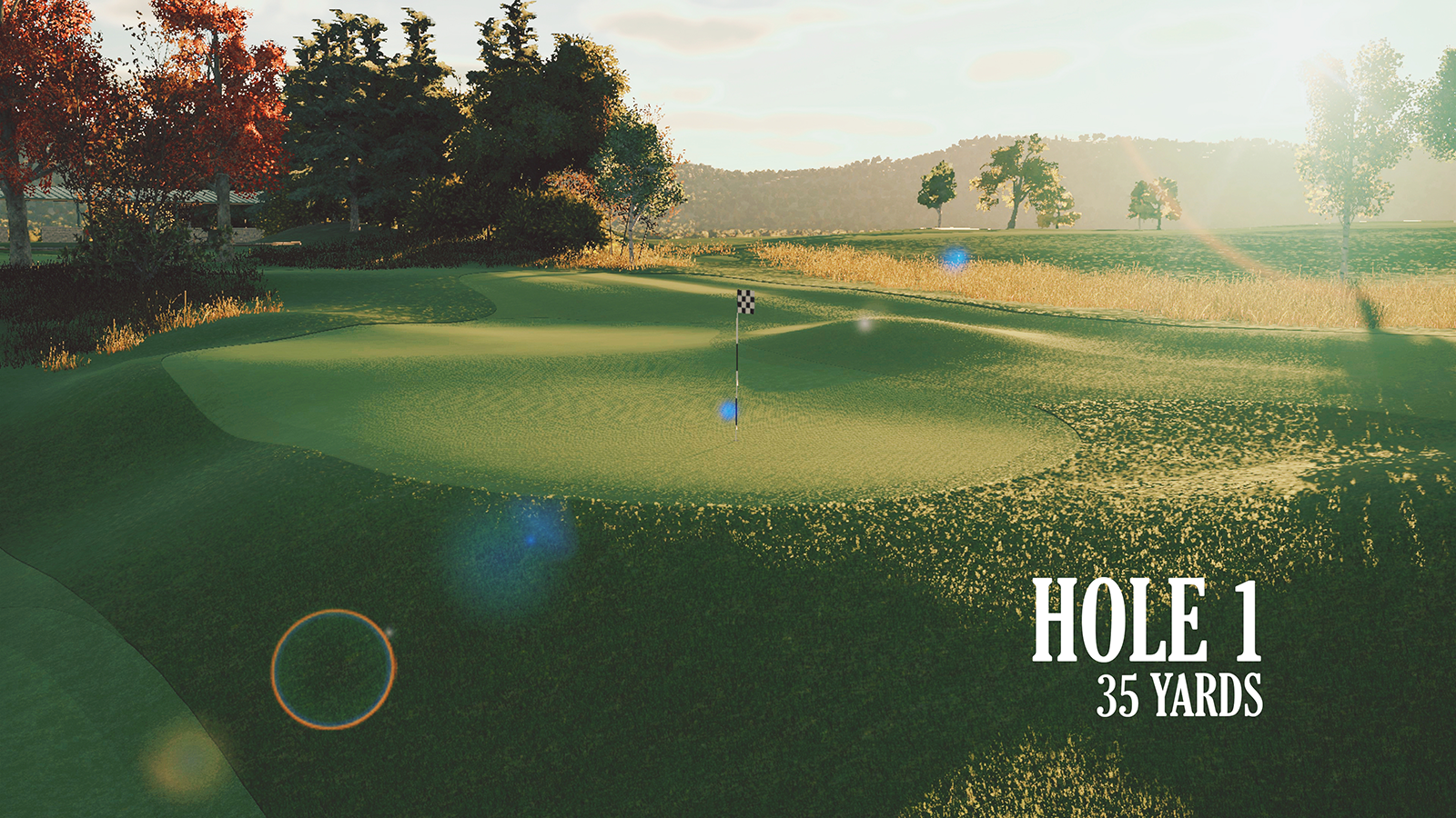 Hole 1 at TC Golf Performance short course