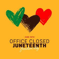 Closed : Juneteenth