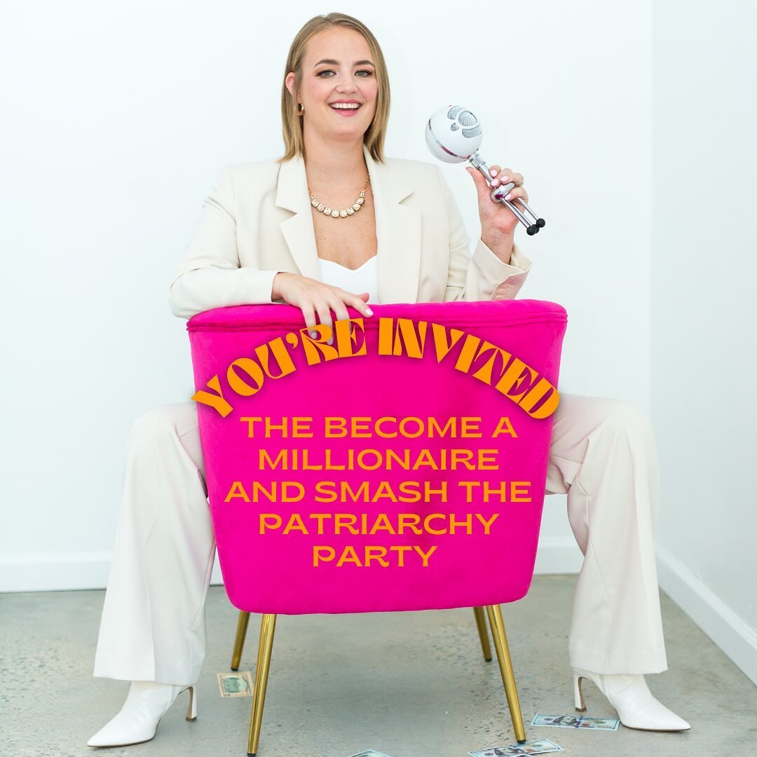 Last chance alert!!!

The Become a Millionaire and Smash the Patriarchy Party starts March 15th at 12pm Eastern!

It's perfect for you if you're a visionary entrepreneur who wants her money to be working for her. Trying to figure out how to invest an