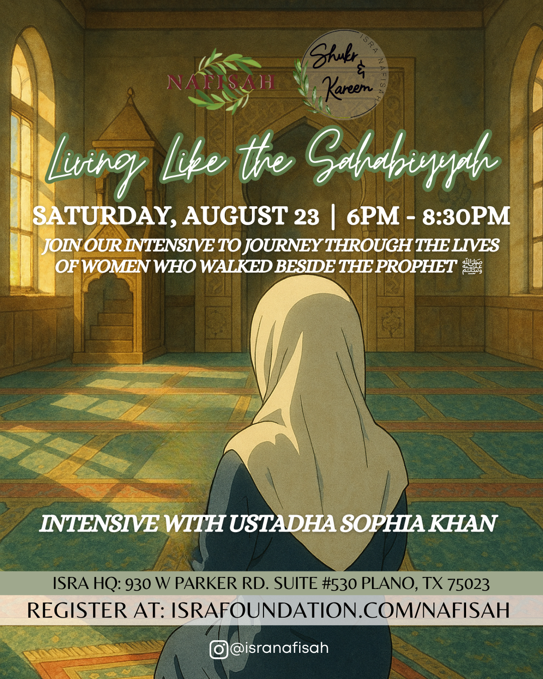 Nafisah: Living Like the Sahabiyyah