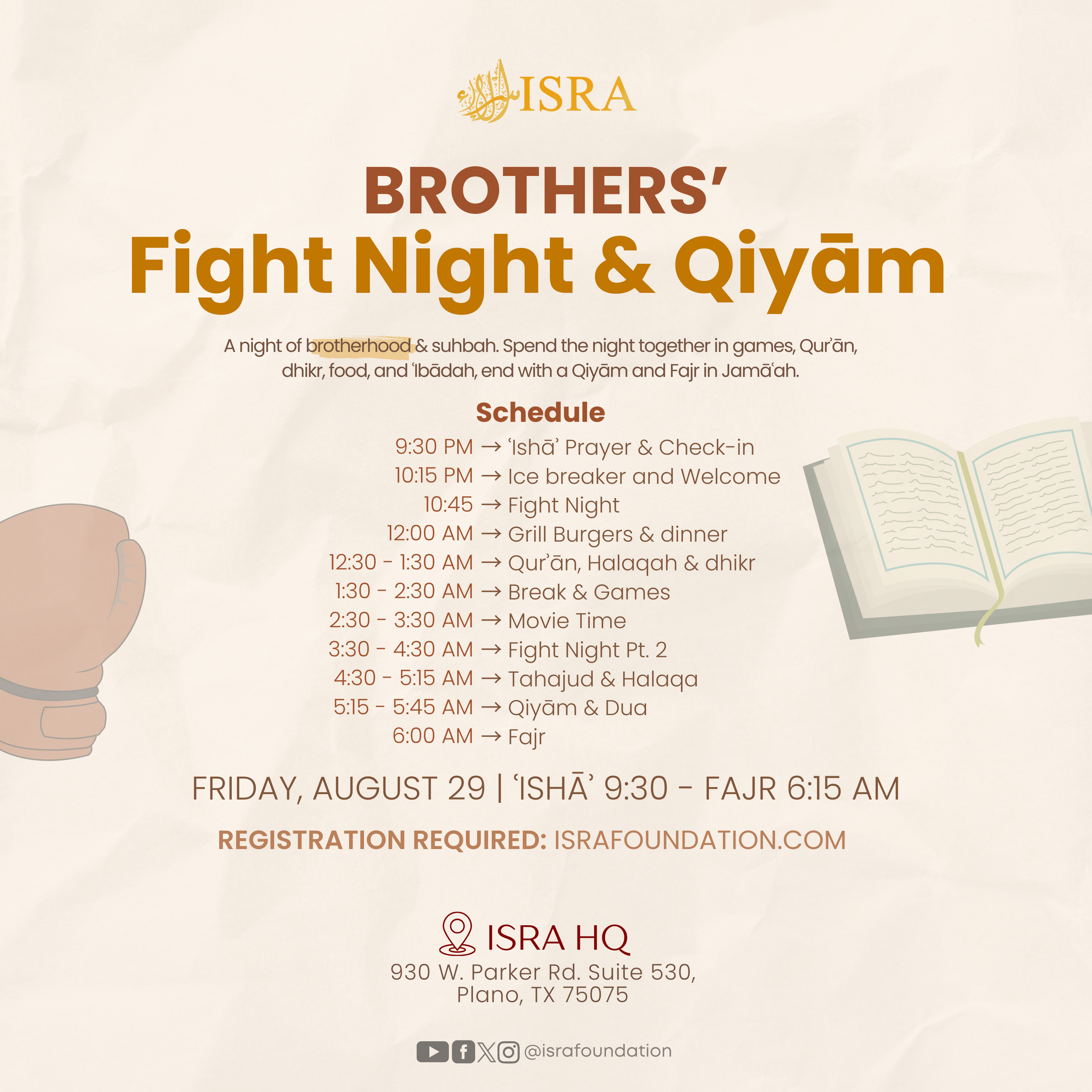 Brothers’ Fight Night & Qiyām