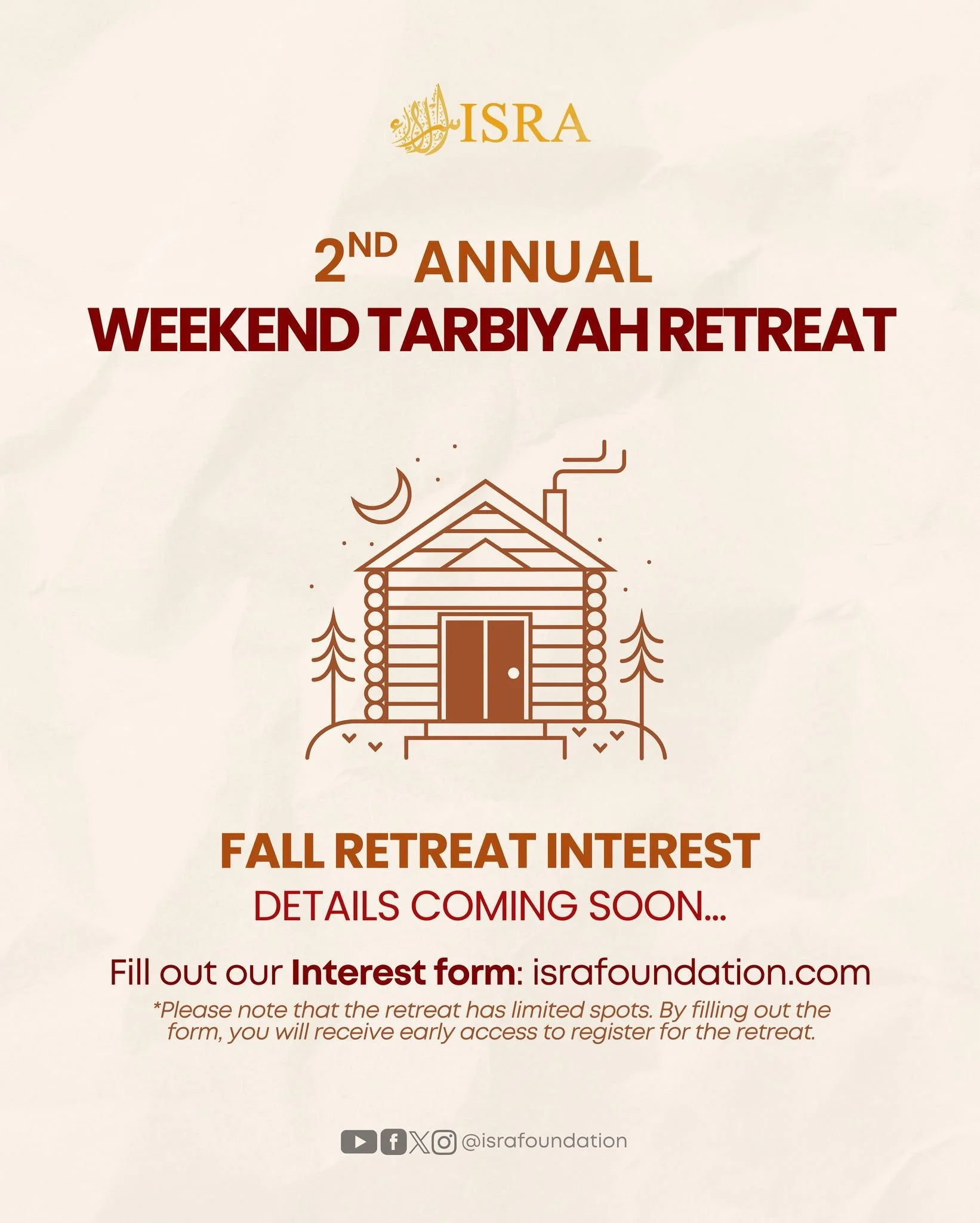 2nd Annual Weekend Retreat