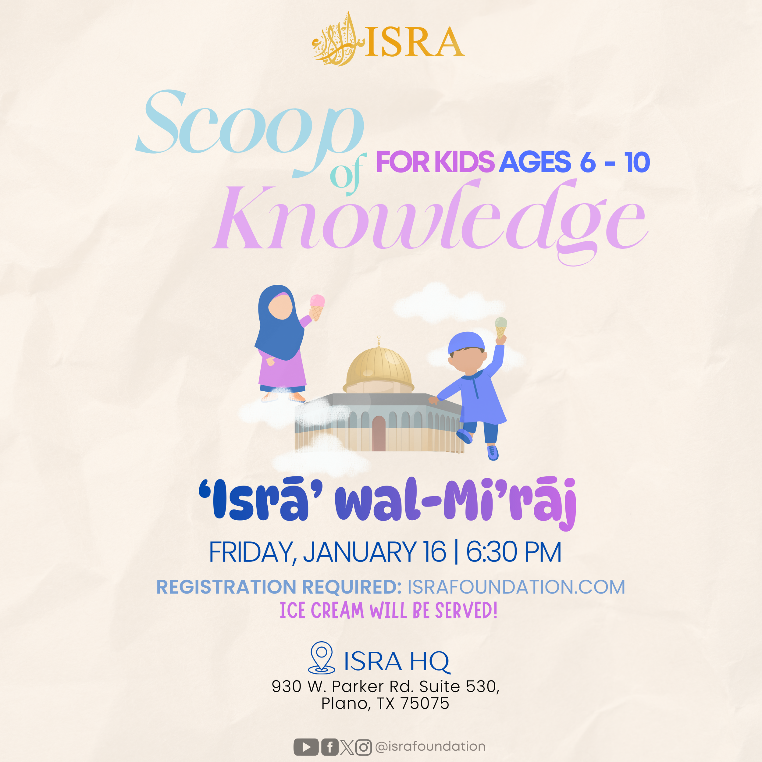 Scoop of Knowledge: ‘Isrā’ wal-Mi’rāj