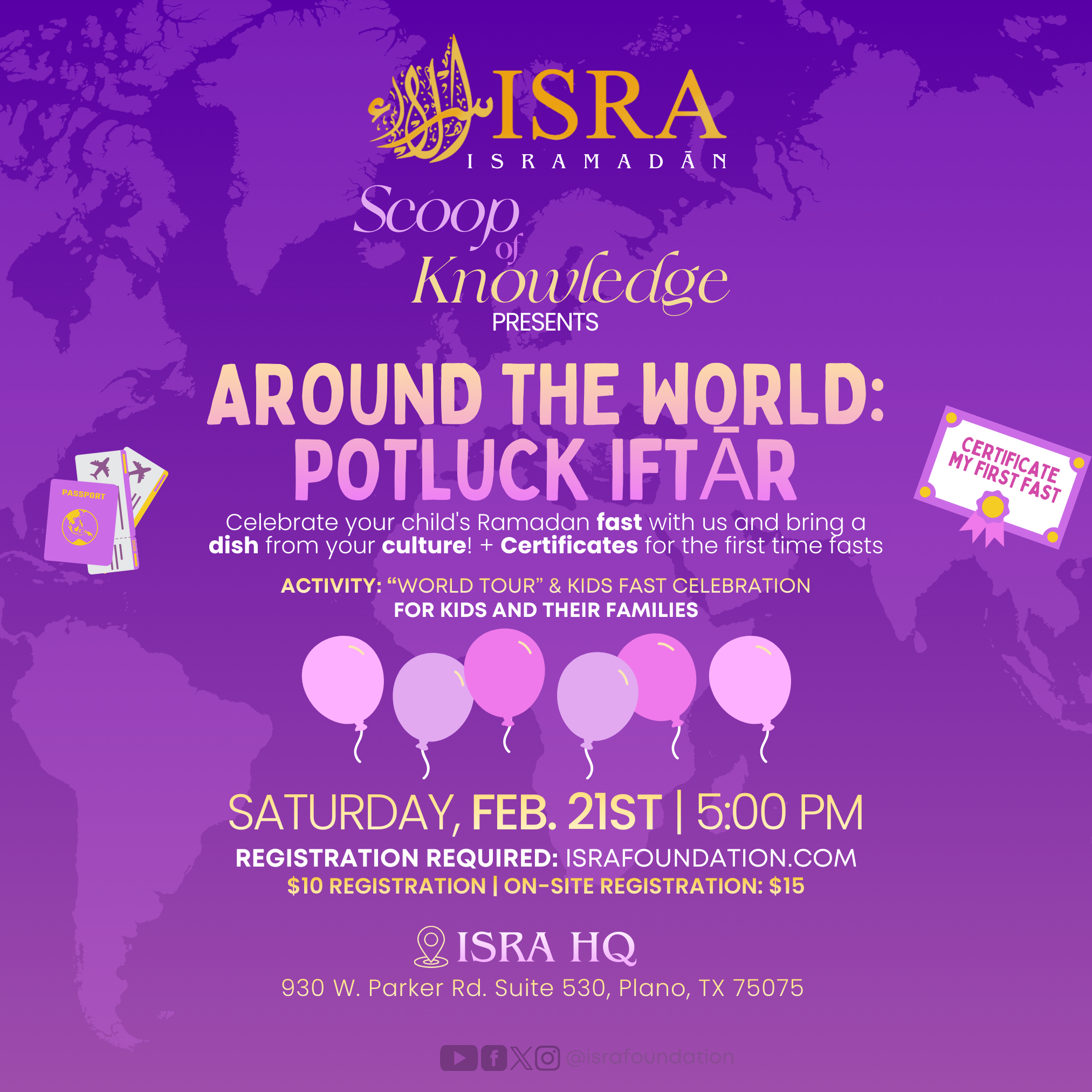 Scoop of Knowledge: Around the Around Potluck Iftār
