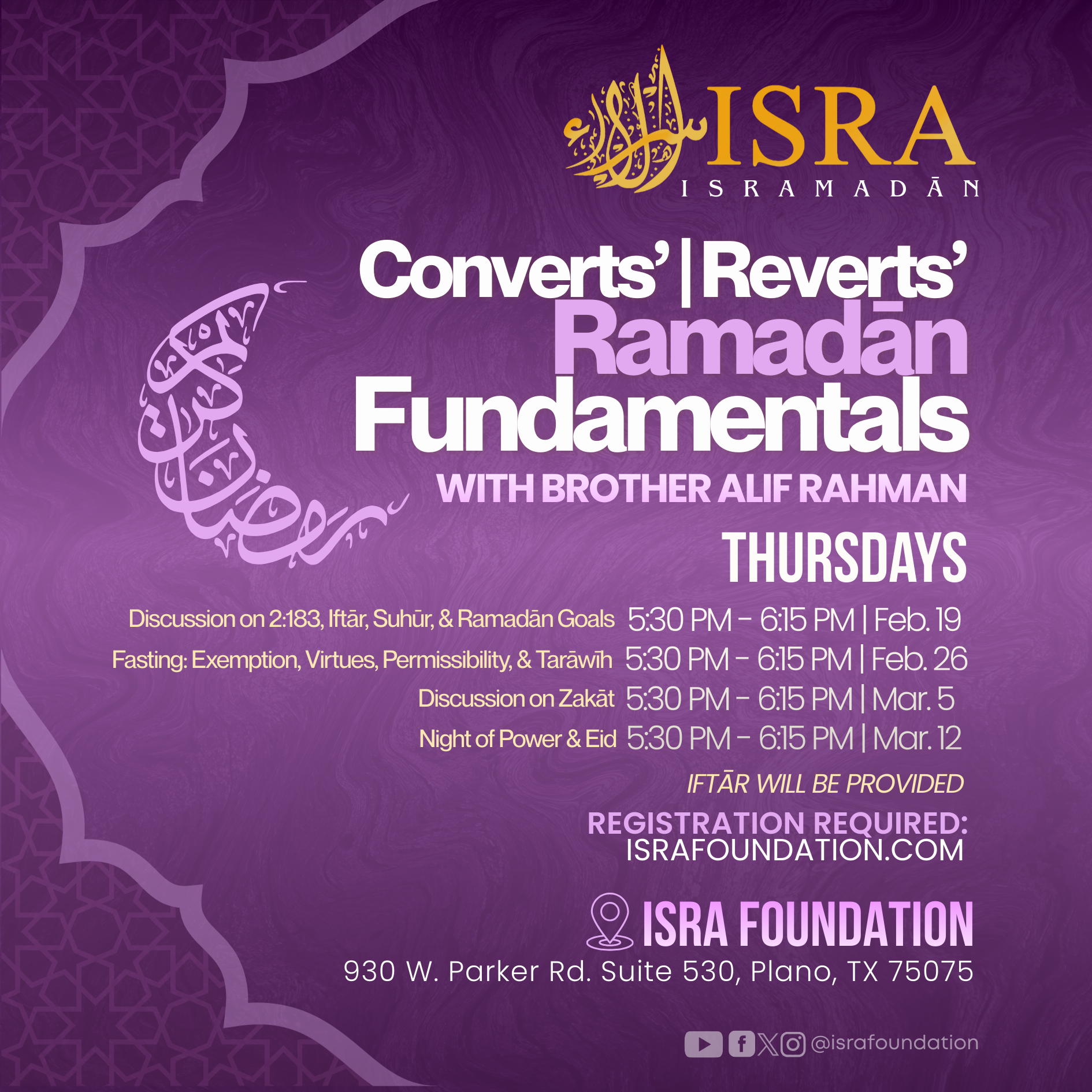 Converts’ | Reverts’ Ramadān Fundamentals 