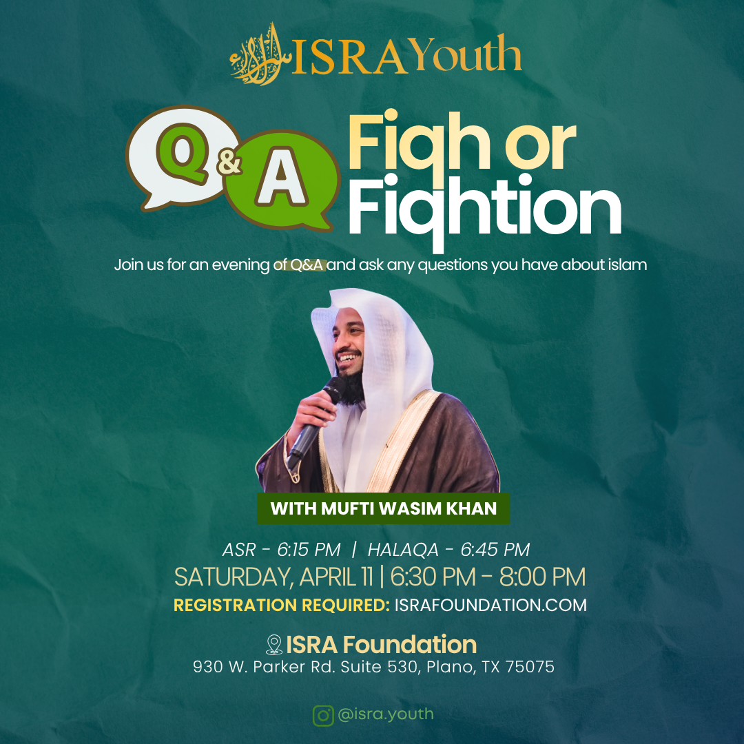 Youth: Fiqh or Fiqhtion w/ Mufti MWK