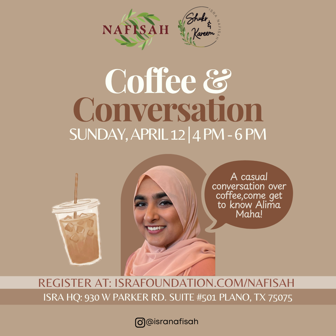 Nafisah: Coffee &amp; Conversation w/ Alima Maha Firoze