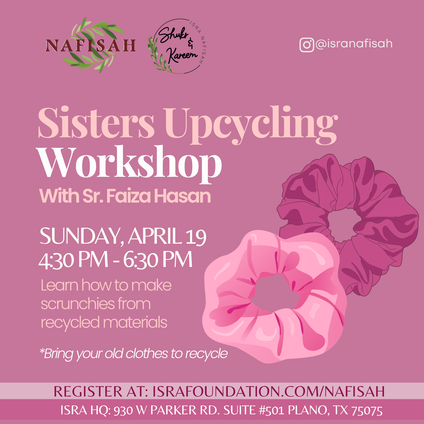 Sisters’ Upcycling Workshop