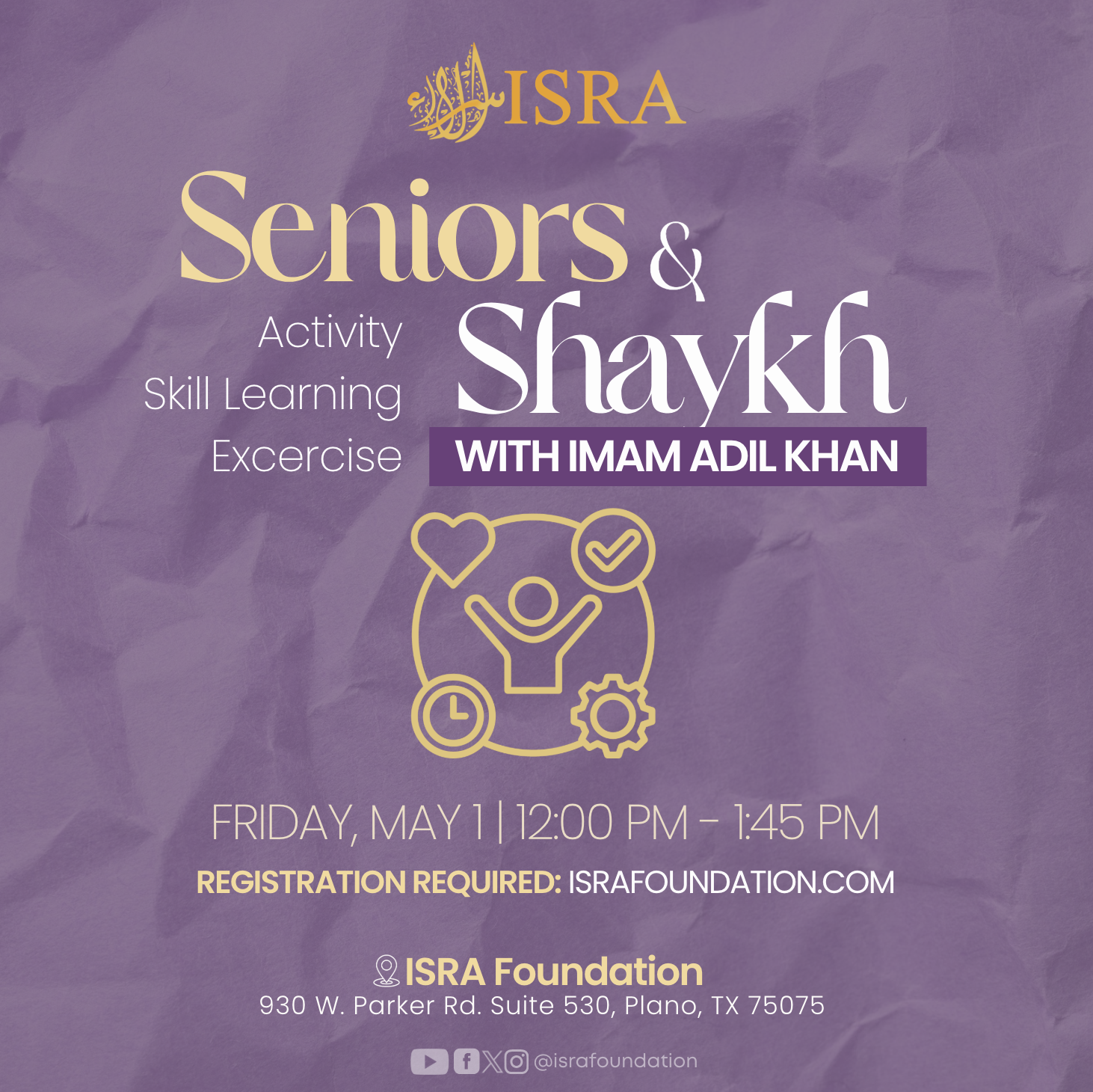 Seniors &amp; Shaykh