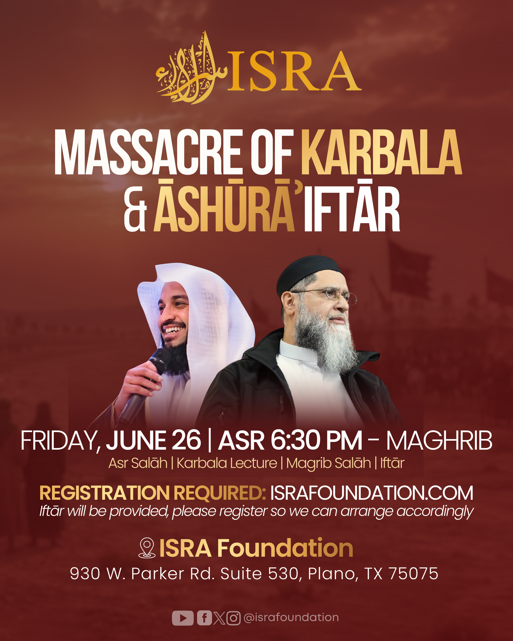 Massacre of Karbala &amp; ĀshūrāʾIftār