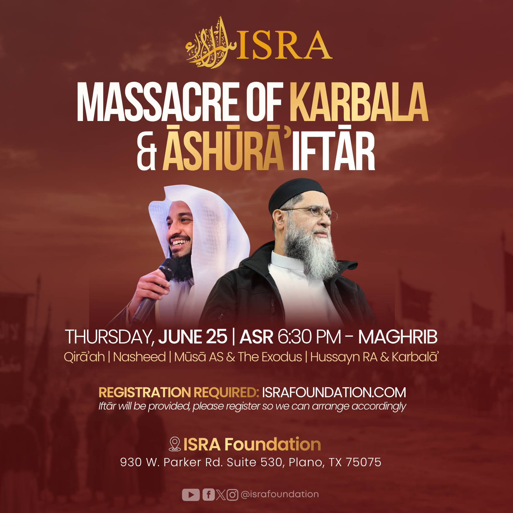 Massacre of Karbala &amp; ĀshūrāʾIftār