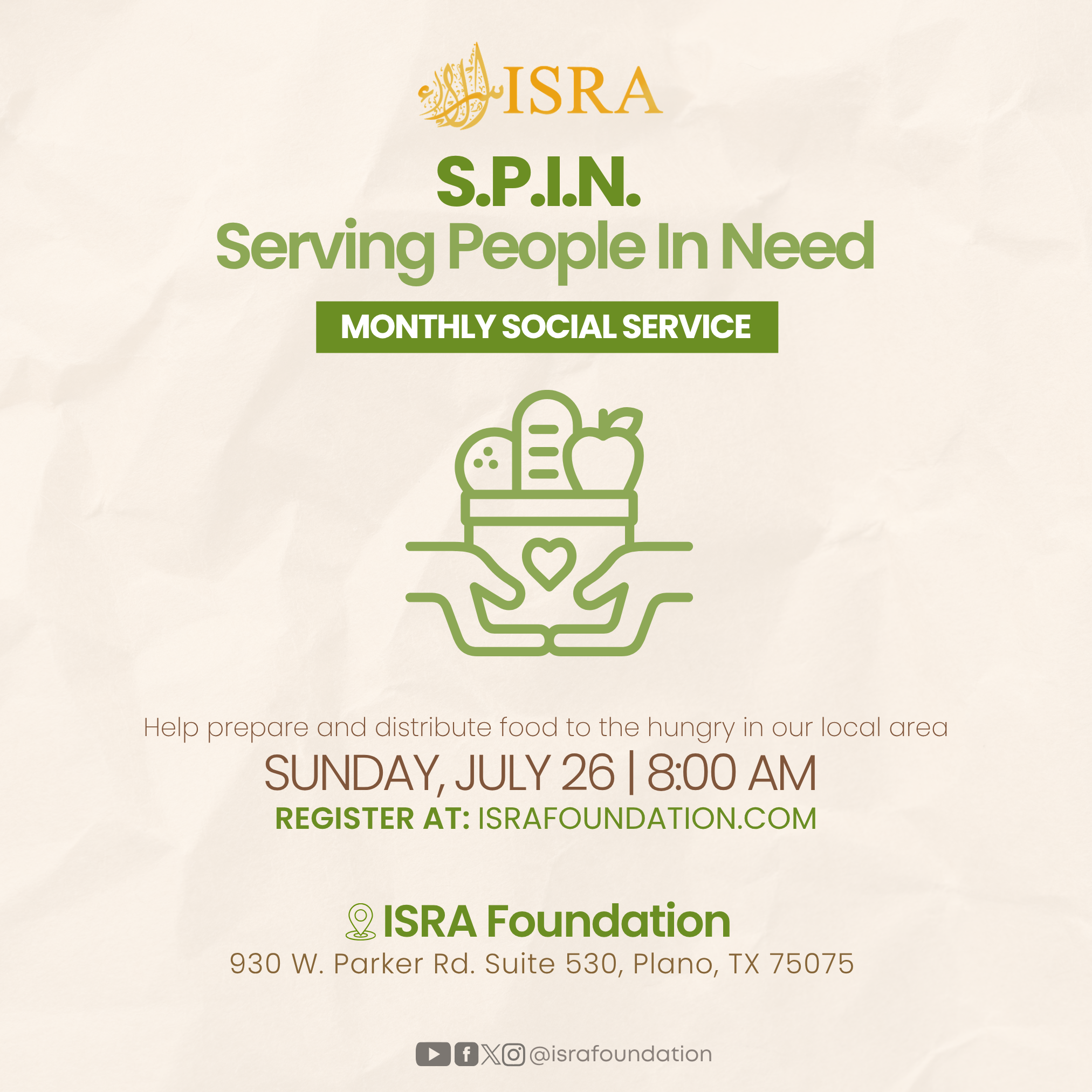 SPIN: Serving People In Need
