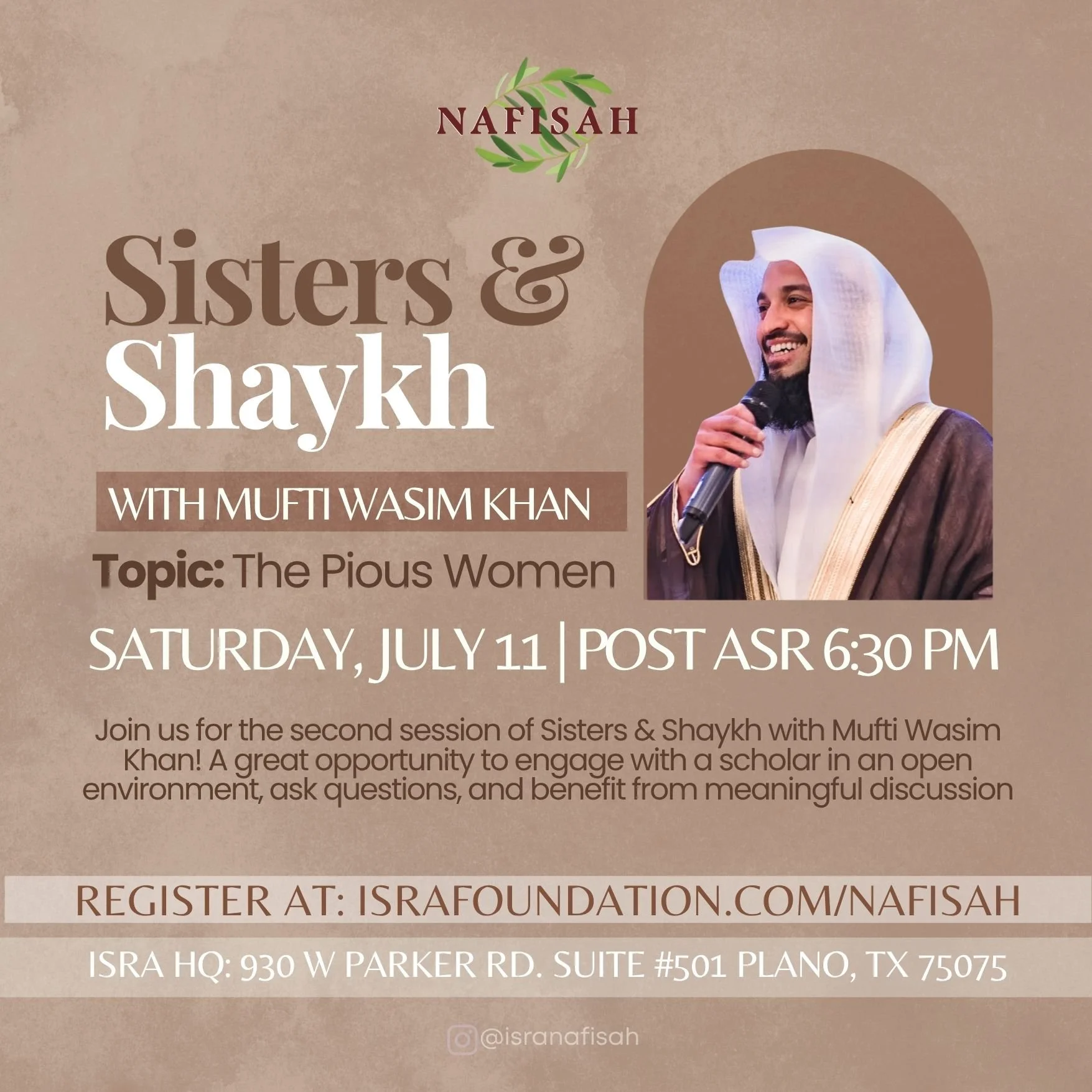 Sisters &amp; Shaykh | Mufti MWK