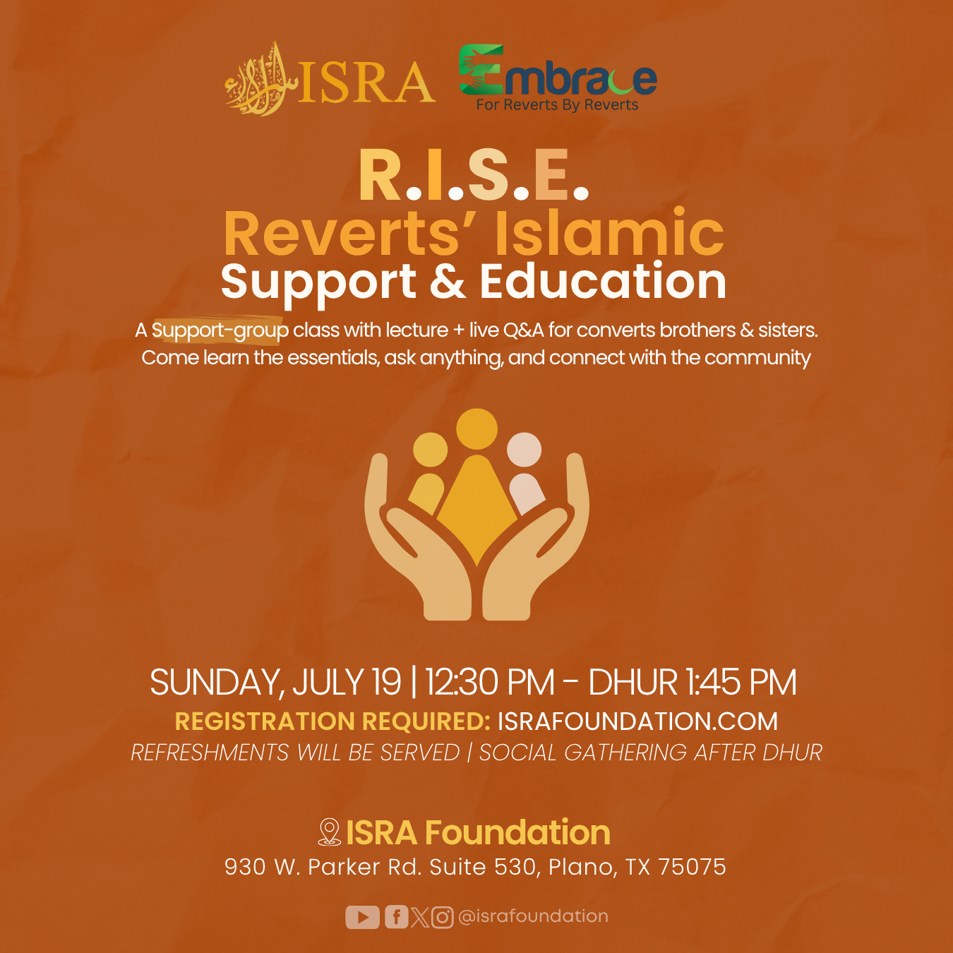 R.I.S.E - Reverts’ Islamic Support &amp; Education