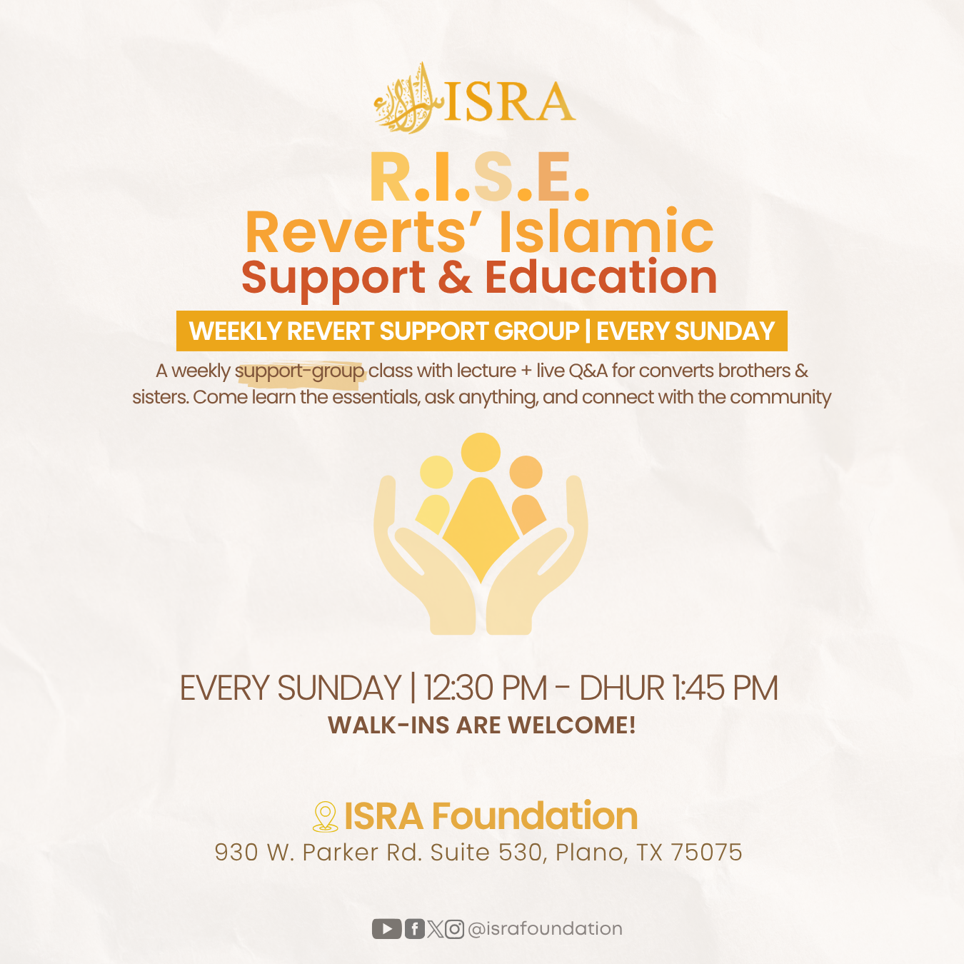 R.I.S.E - Reverts’ Islamic Support &amp; Education