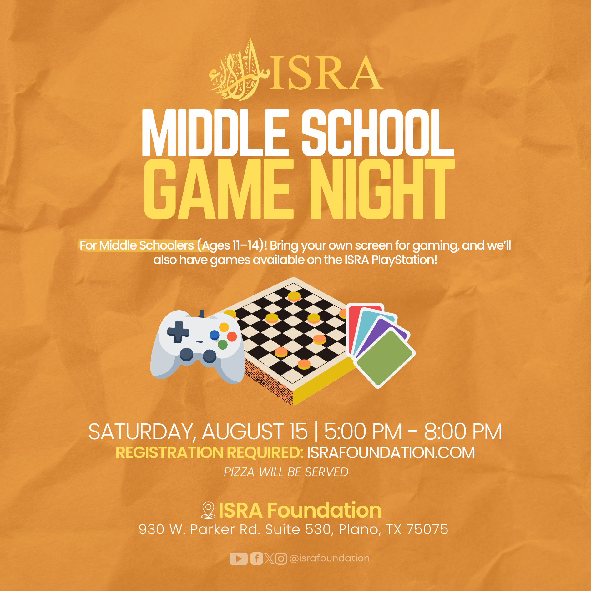 Middle School Game Night
