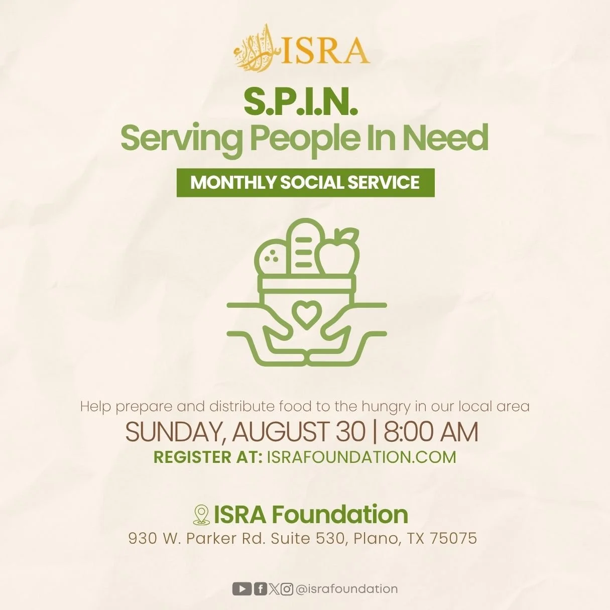 SPIN: Serving People In Need