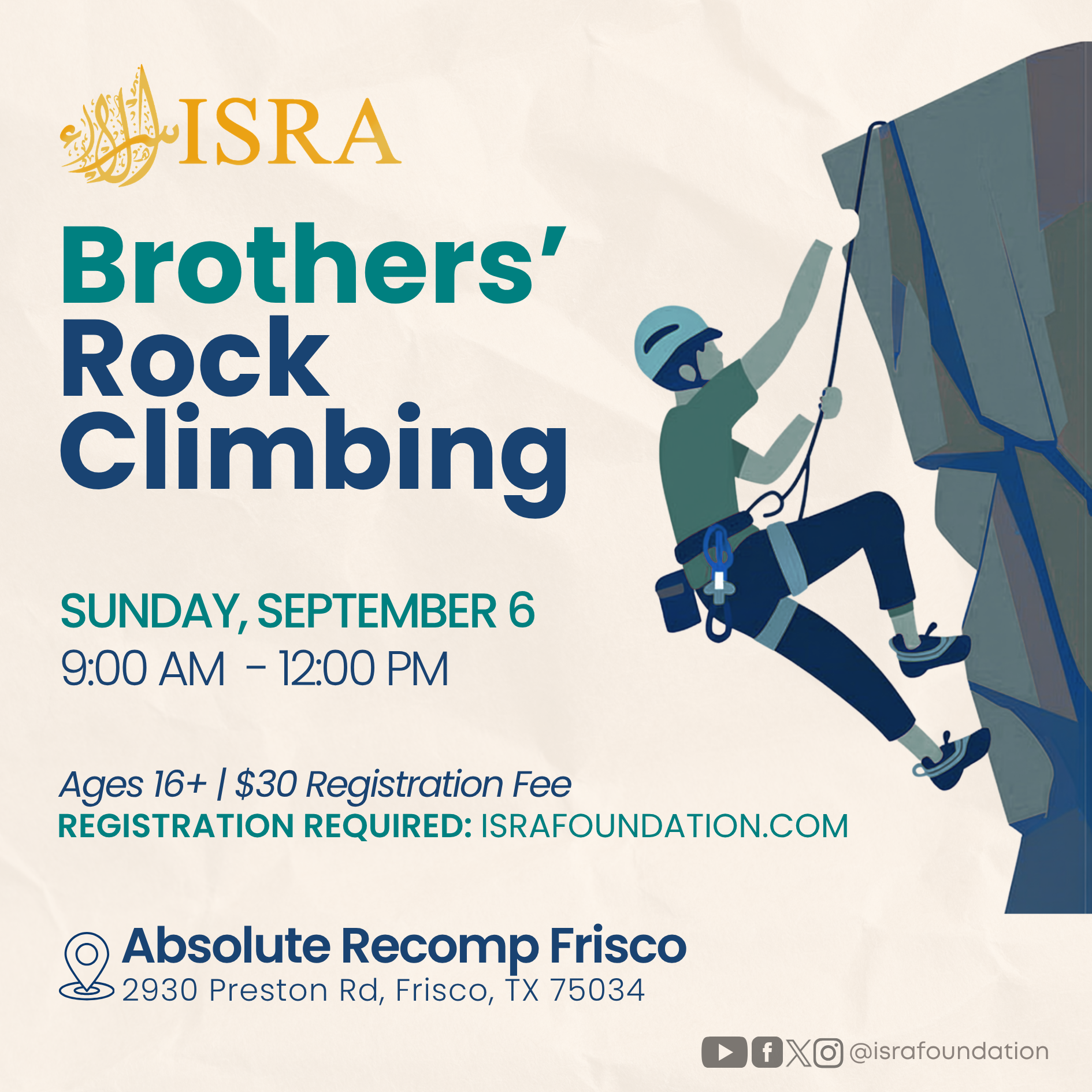 Brothers’Rock Climbing