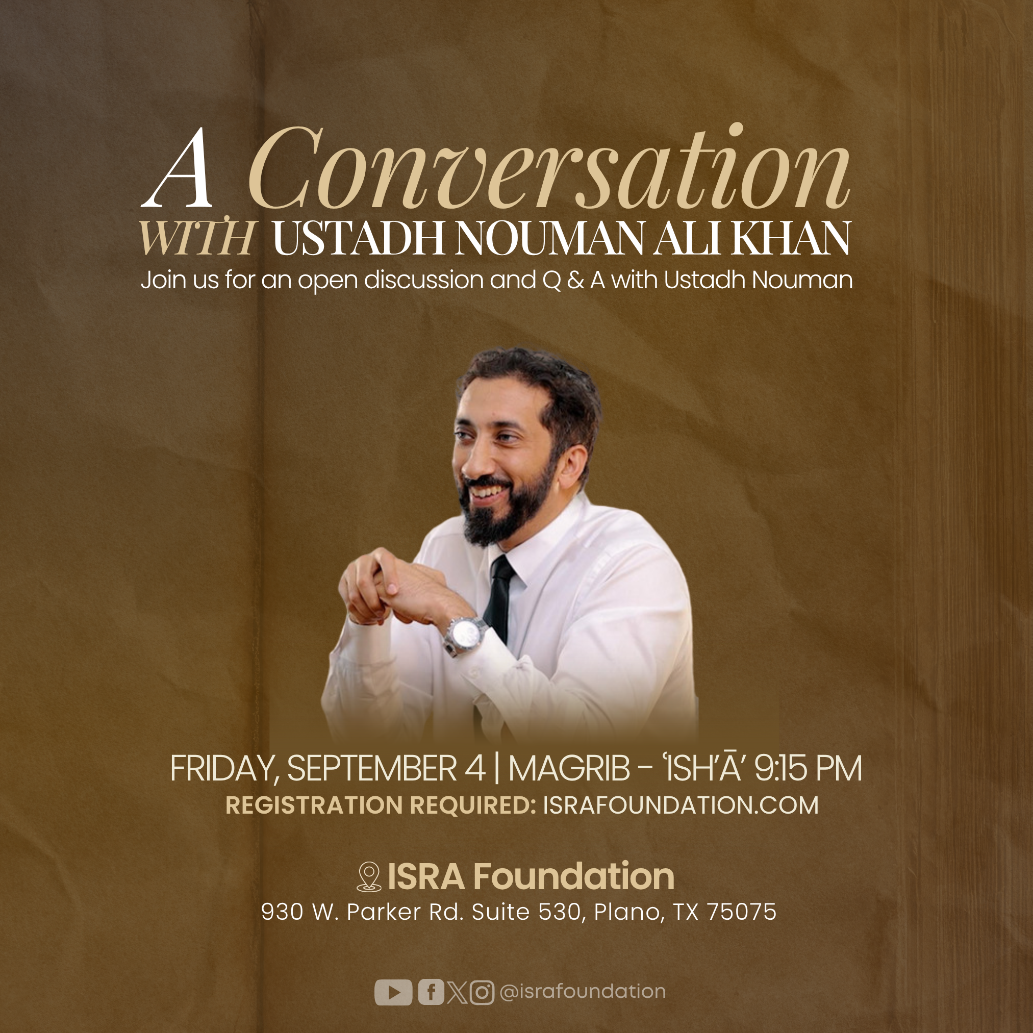 A Conversation with Ustadh Noman Ali Khan