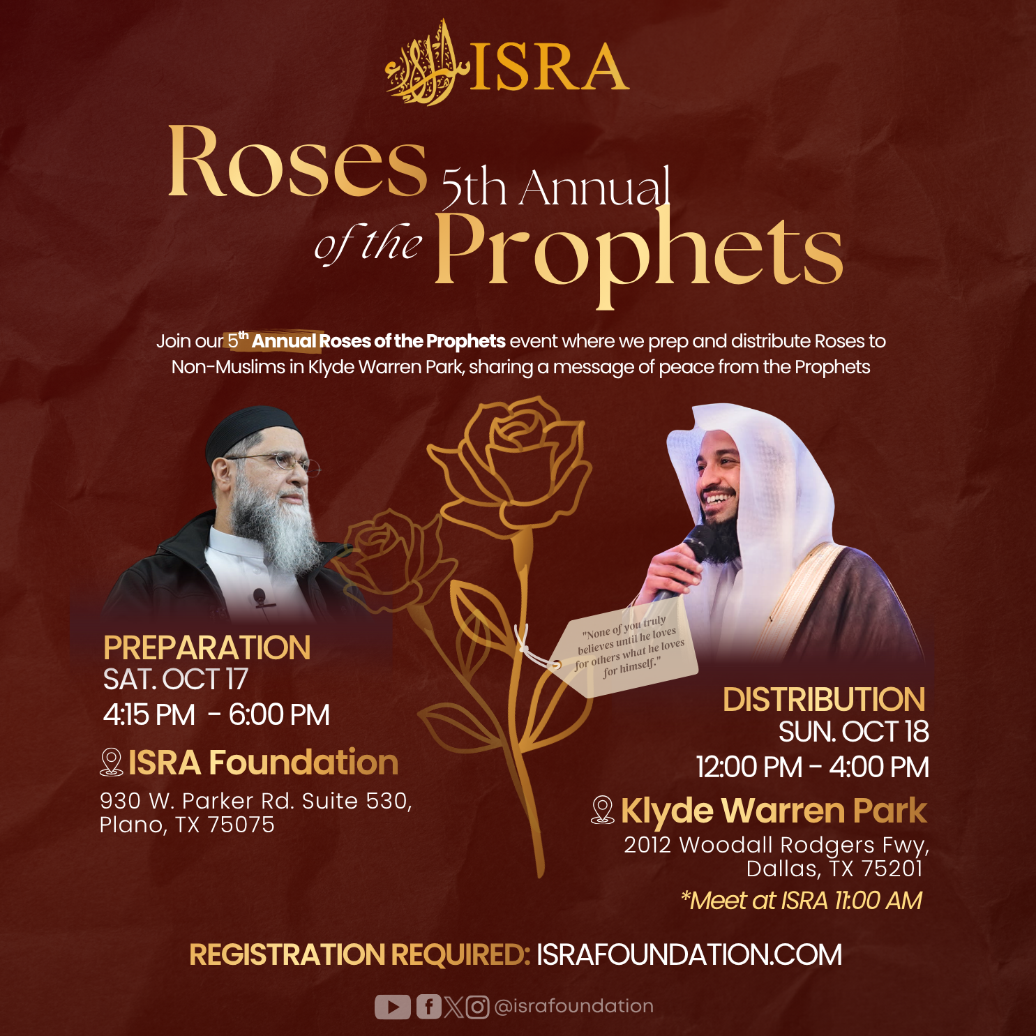5th Annual Roses of the Prophets