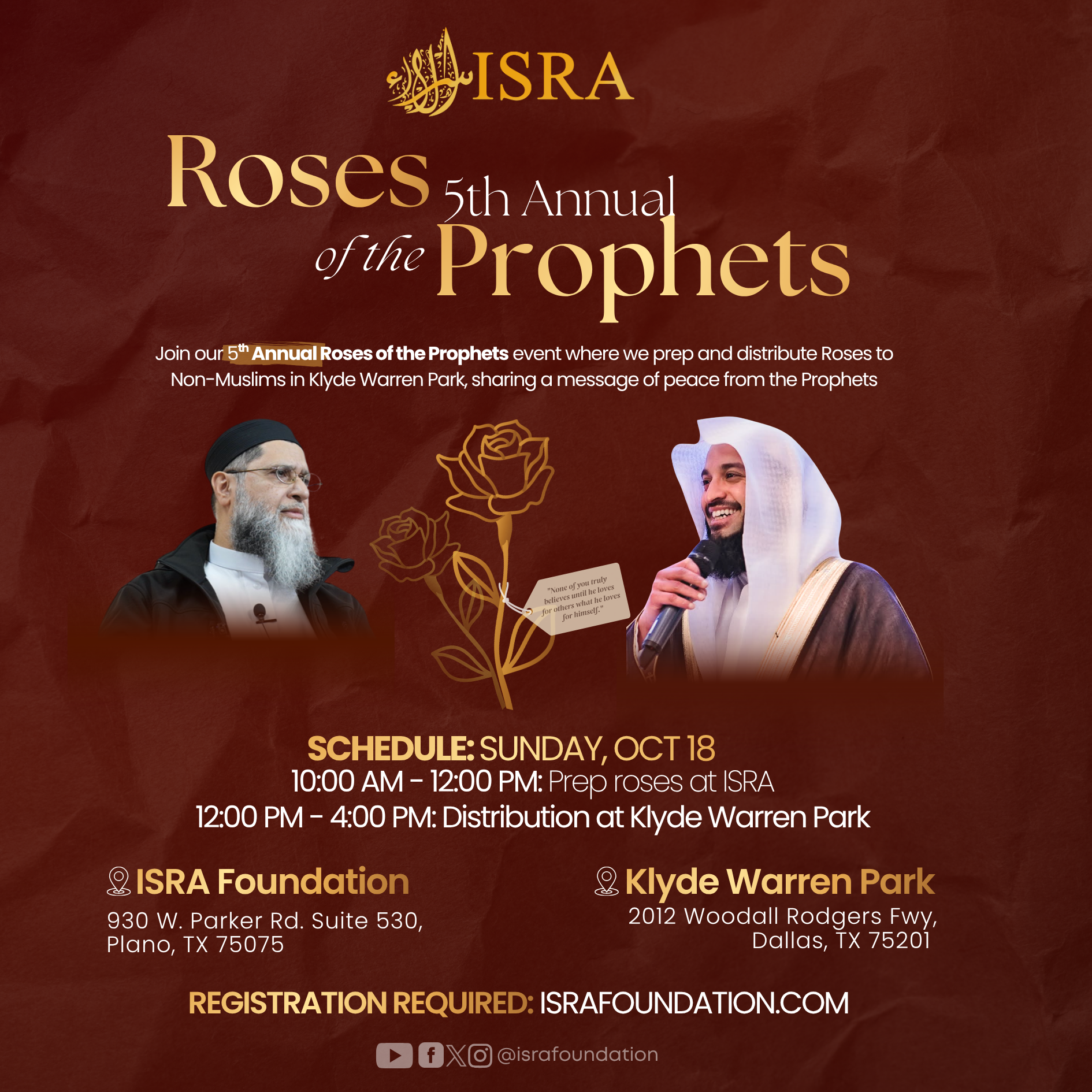 5th Annual Roses of the Prophets