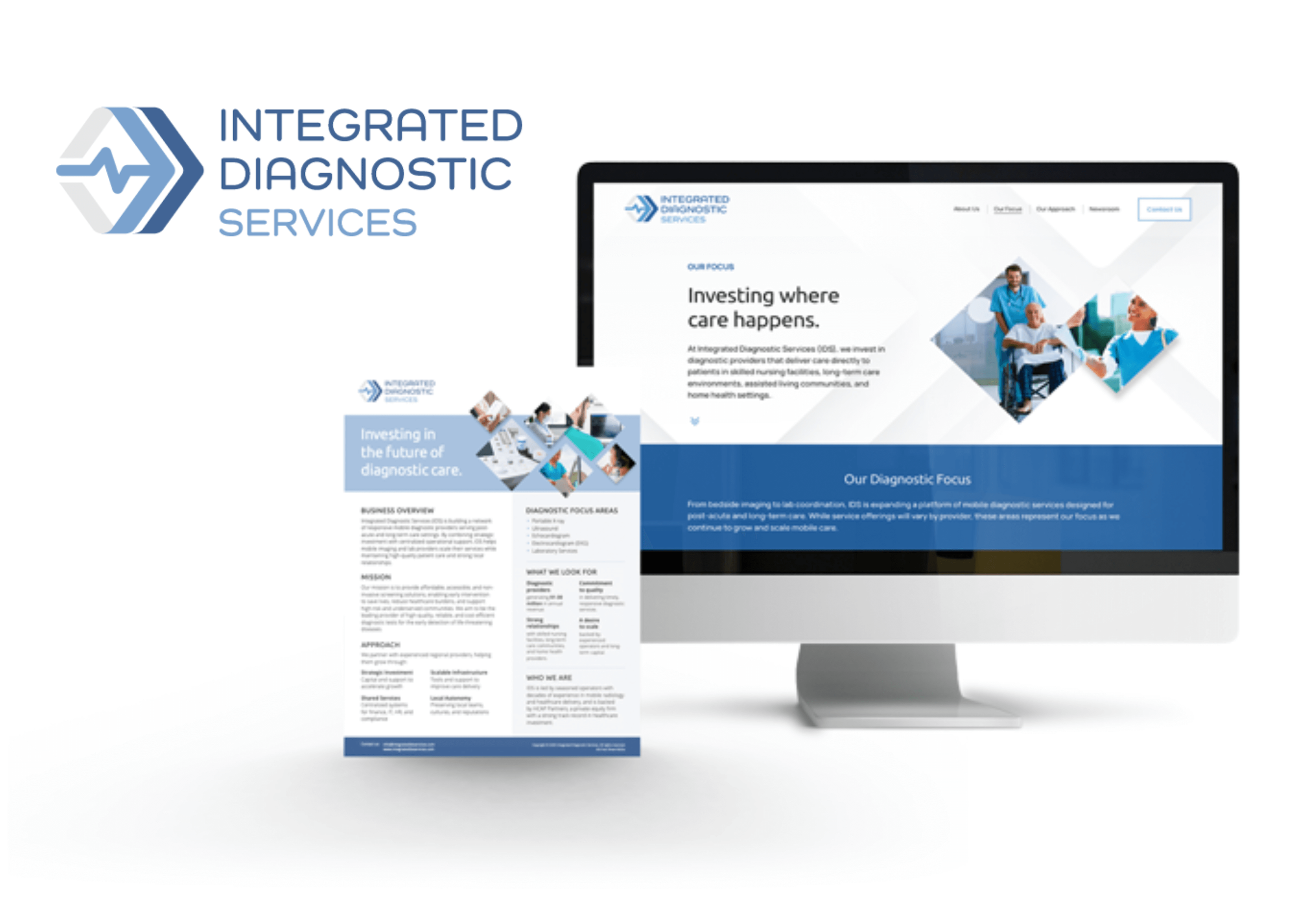 Brand foundation &amp; launch communications for a healthcare services platform.